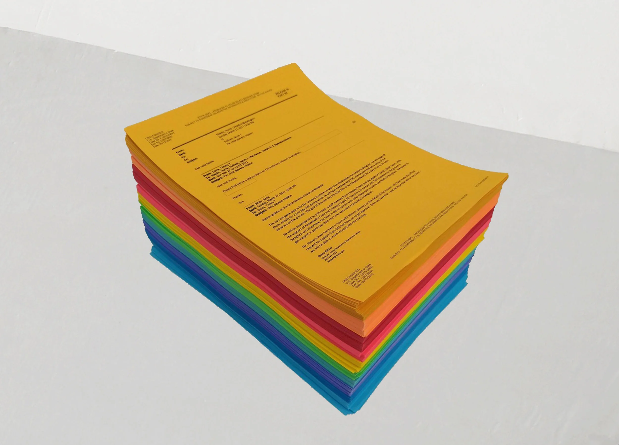 Kenneth Goldsmith, Rainbow Hillary (2019).