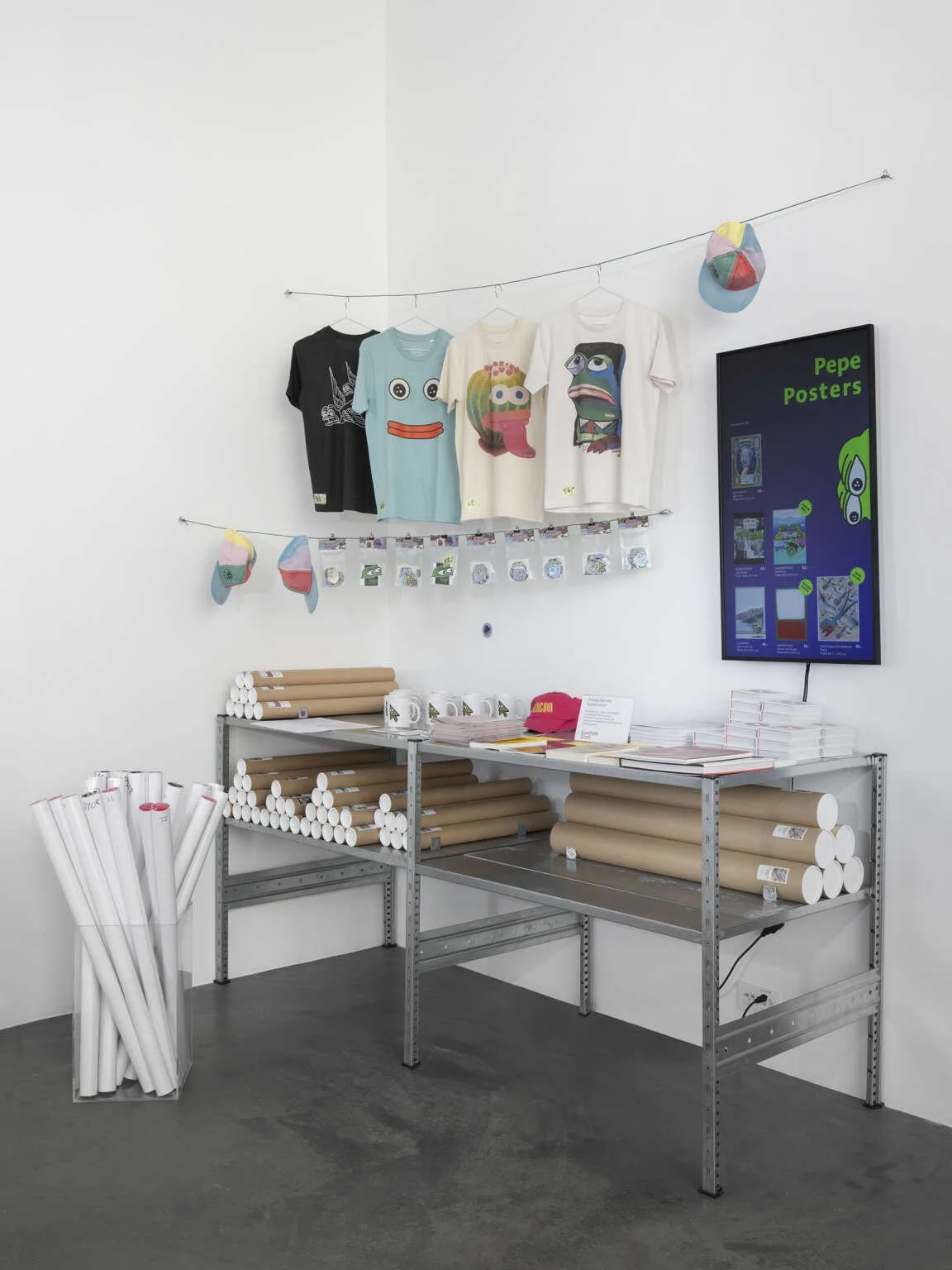 Vista de instalación de Pepe the Frog Store 