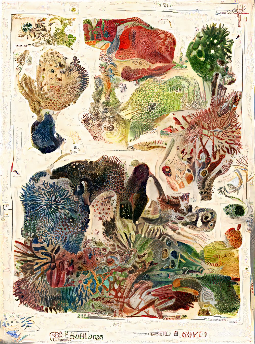 Sofía Crespo, Artificial Natural History series, 2023