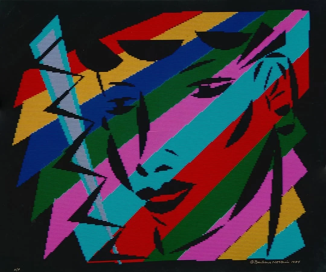 Barbara Nessim, Color Veil, 1982