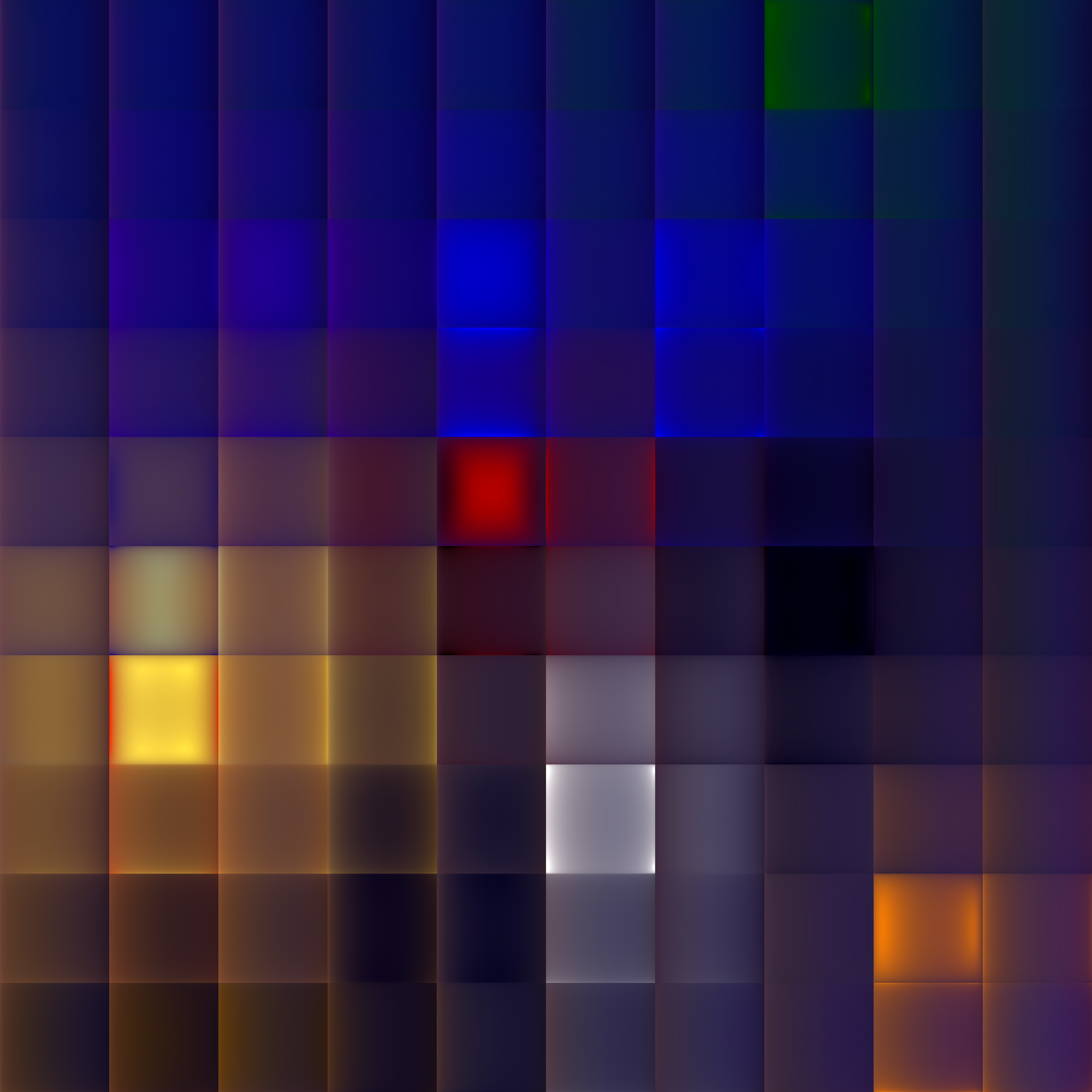 Zach Lieberman, Color Blinds Study #4, 2023