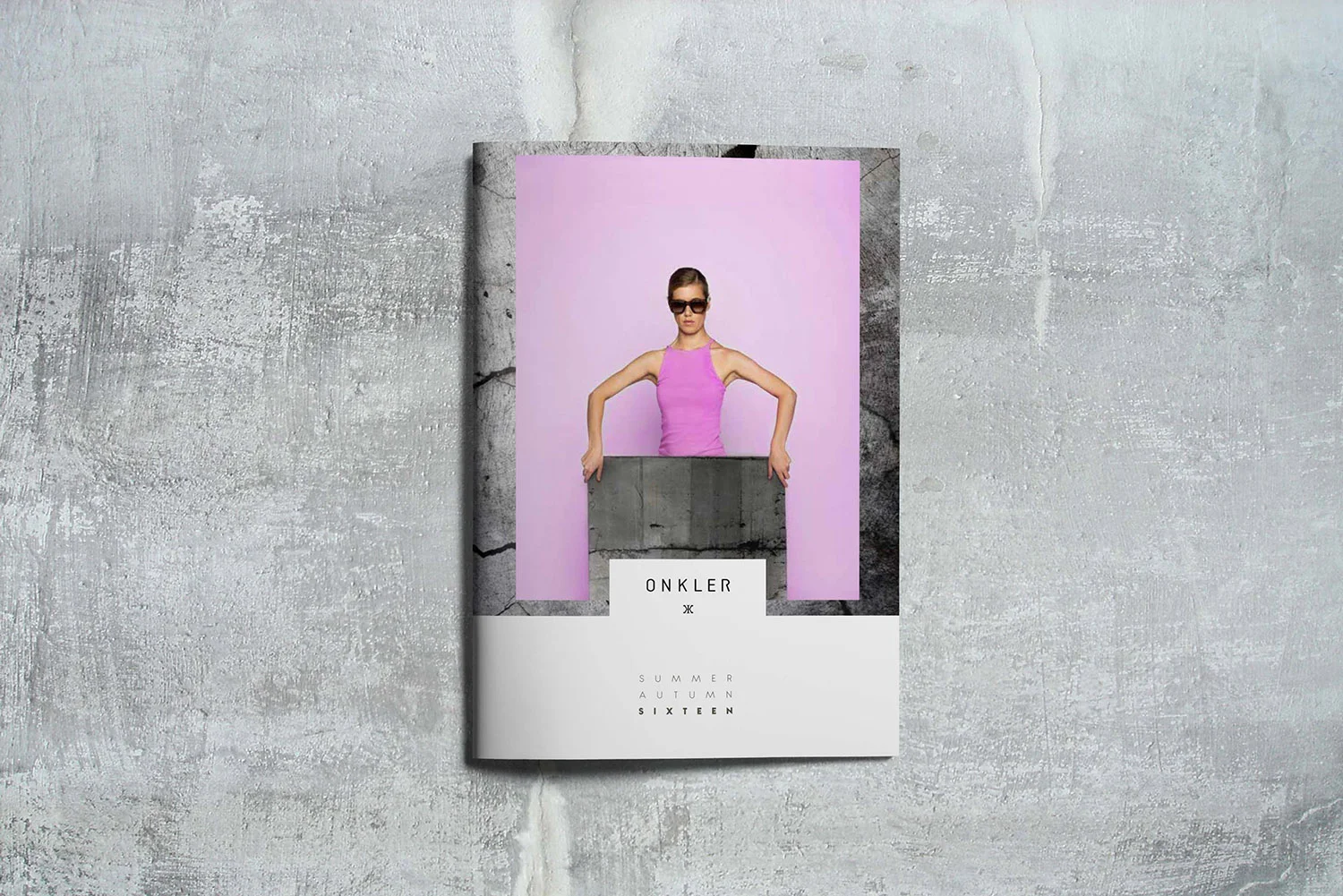 Cover page of Onkler's Summer / Autumn 2016 look book