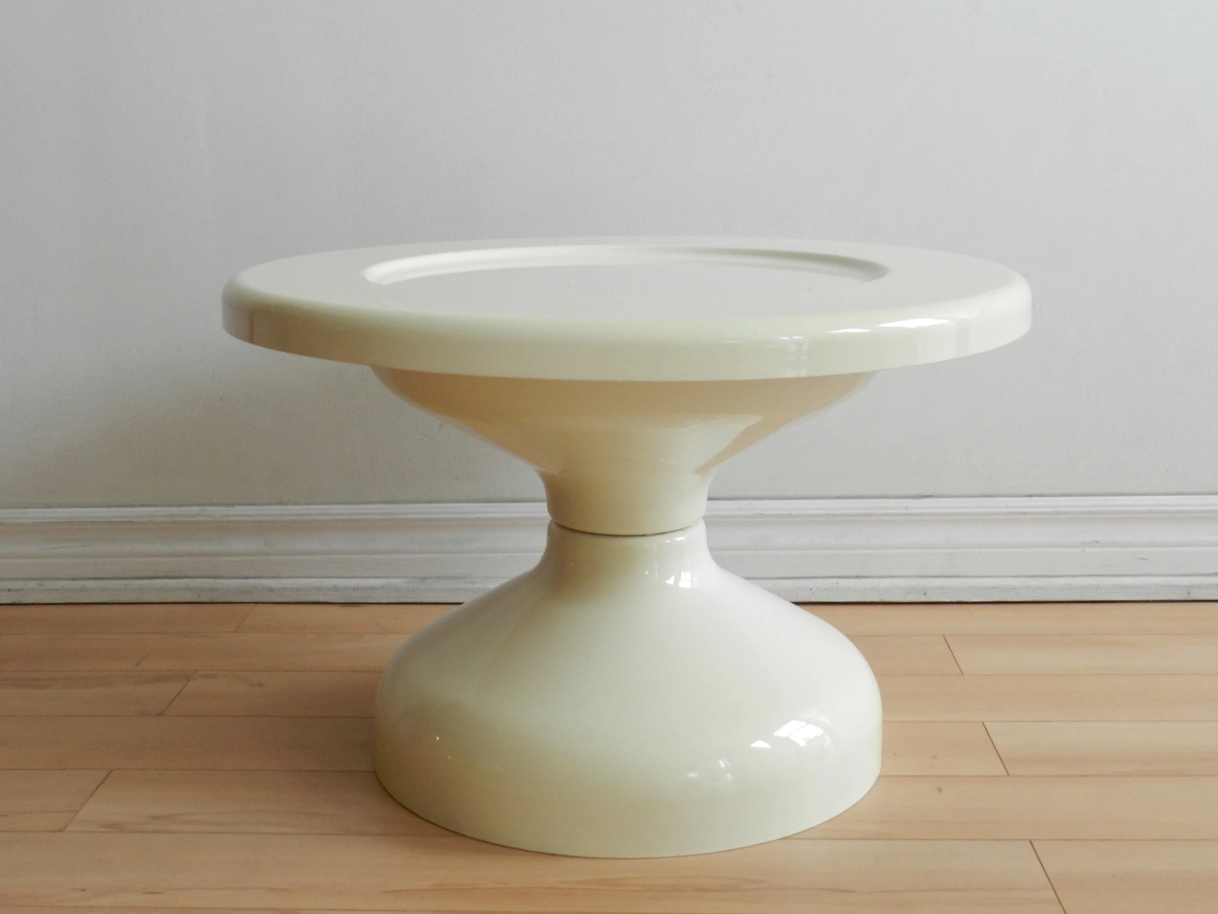 Space age “Rocchetto” table designed by Achille and Pier Giacomo Castiglioni.  Italy, 1960s.