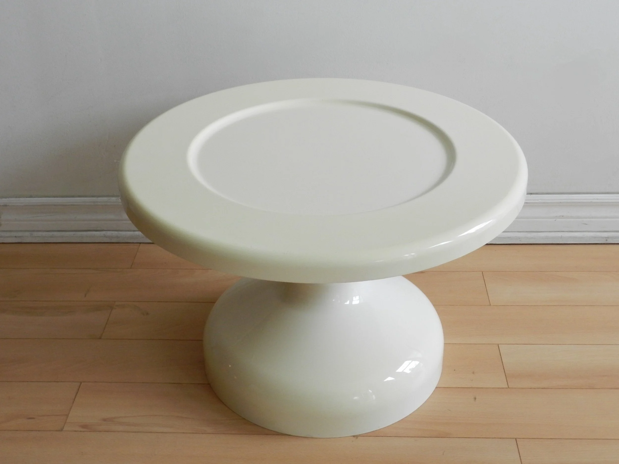 Space age “Rocchetto” table designed by Achille and Pier Giacomo Castiglioni.  Italy, 1960s.