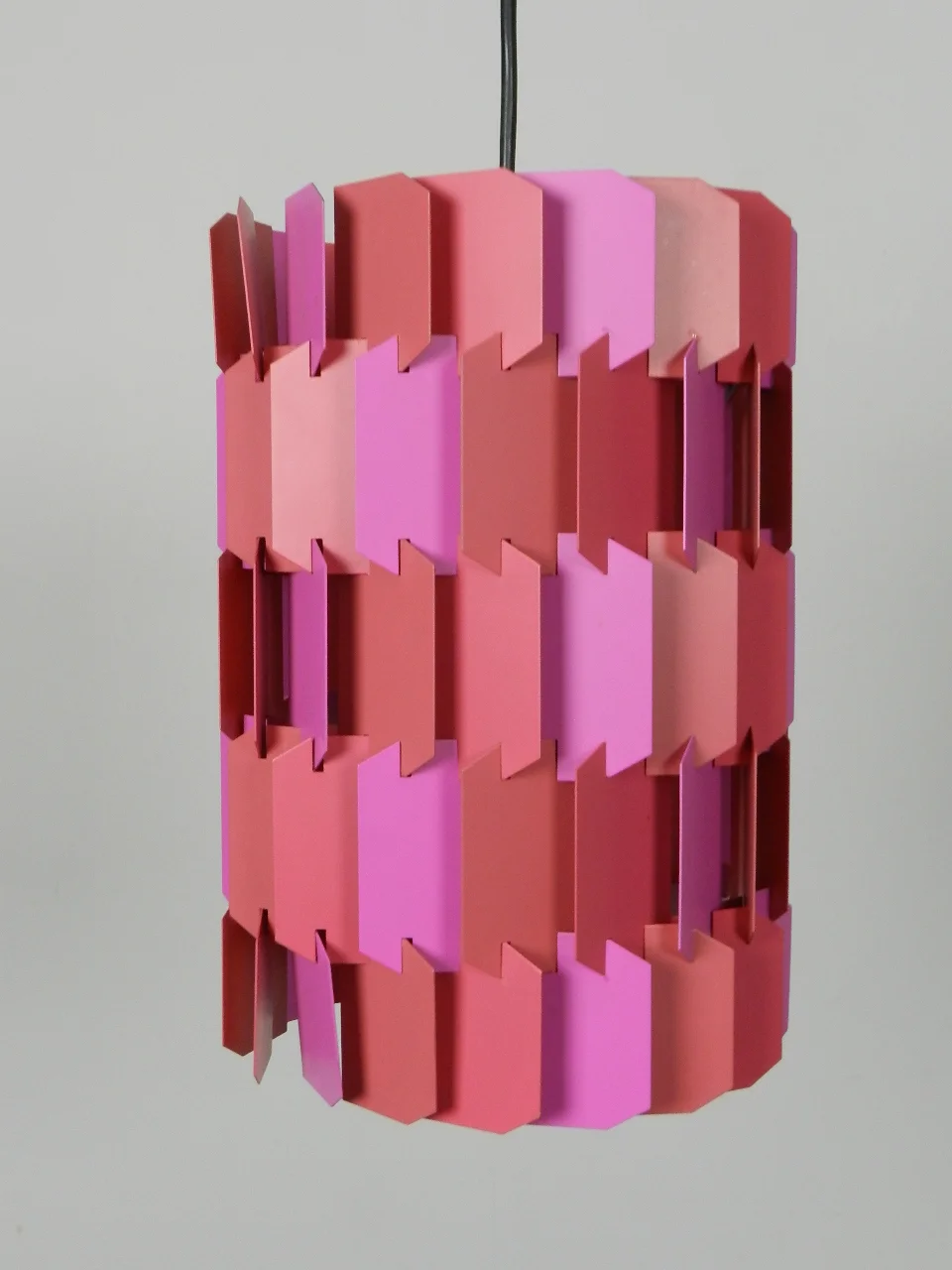 Facet Pop pendant lamp designed by Louis Weisdorf for Lyfa.  Denmark, 1960s.