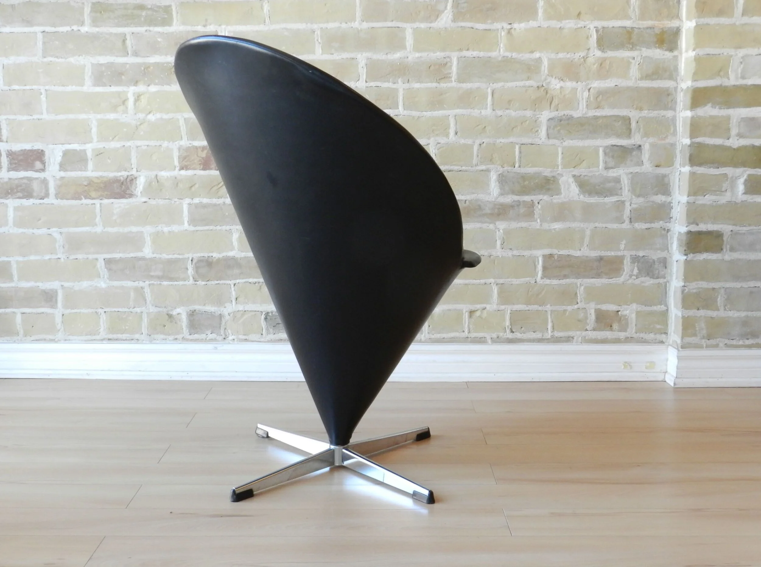 Cone chair designed by Verner Panton for Plus-Linje.  Denmark, 1960s.