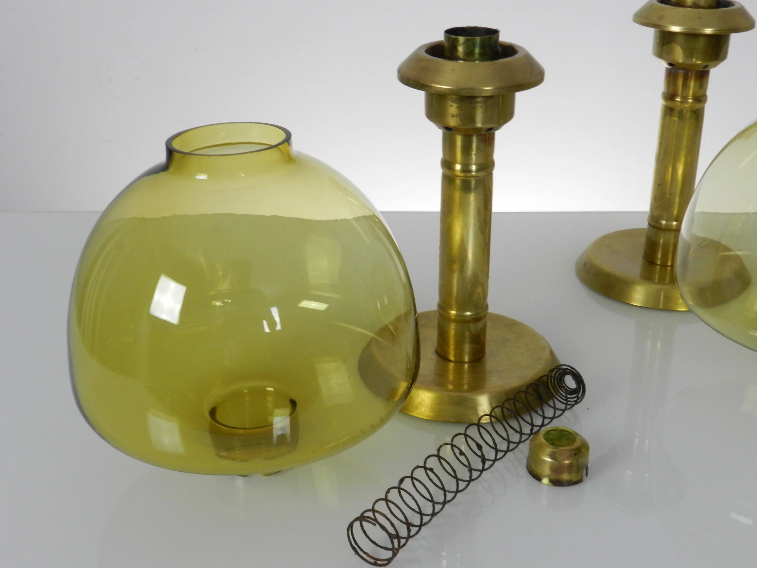 【希少】Hans-Agne Jakobsson キャンドルスタンド 真鍮×ガラス Hans Agne Jakobsson Candle Holders — zig zag