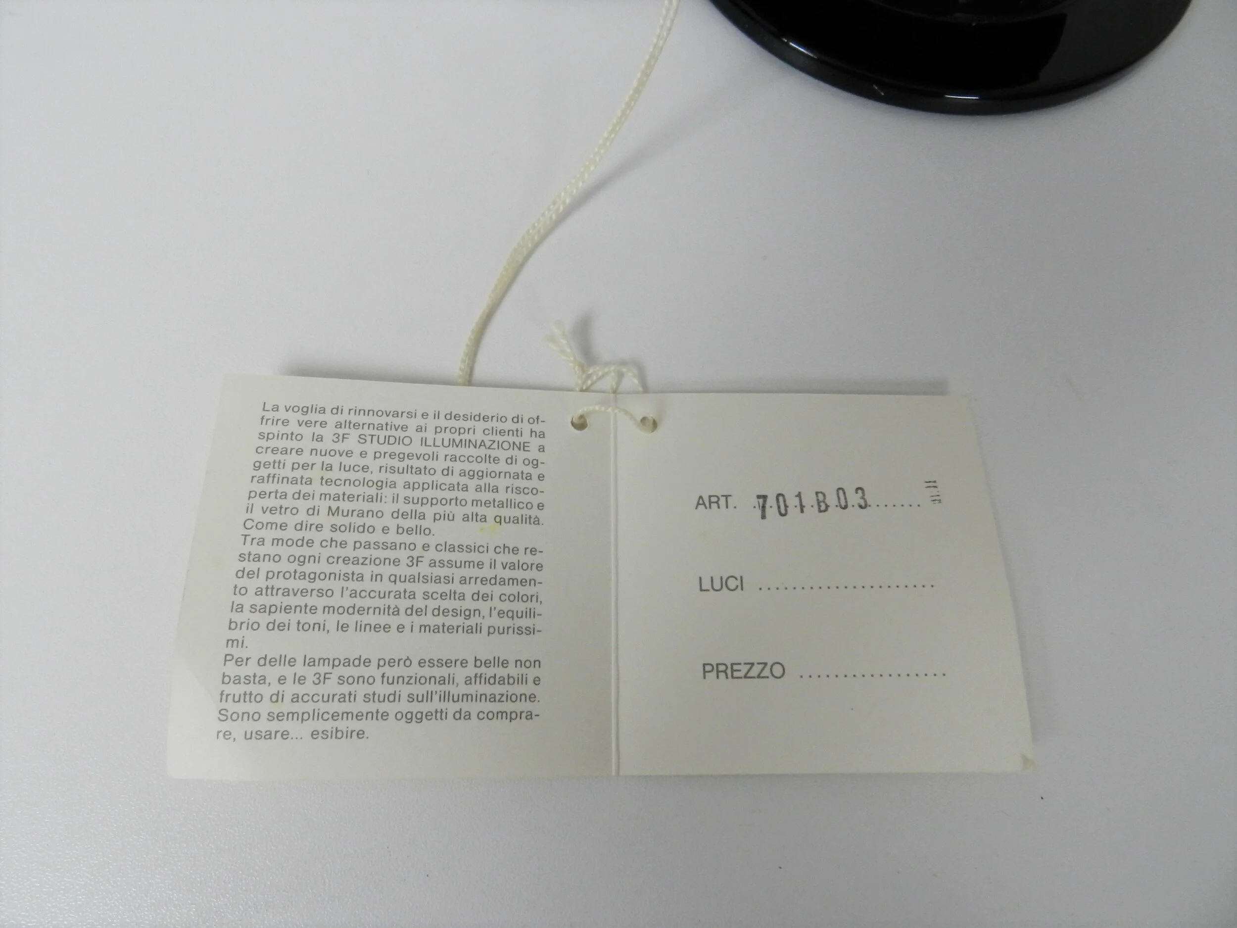 Pair of post modern Murano glass lamps by Illuminazione de Inteni.  Italy, 1980s.