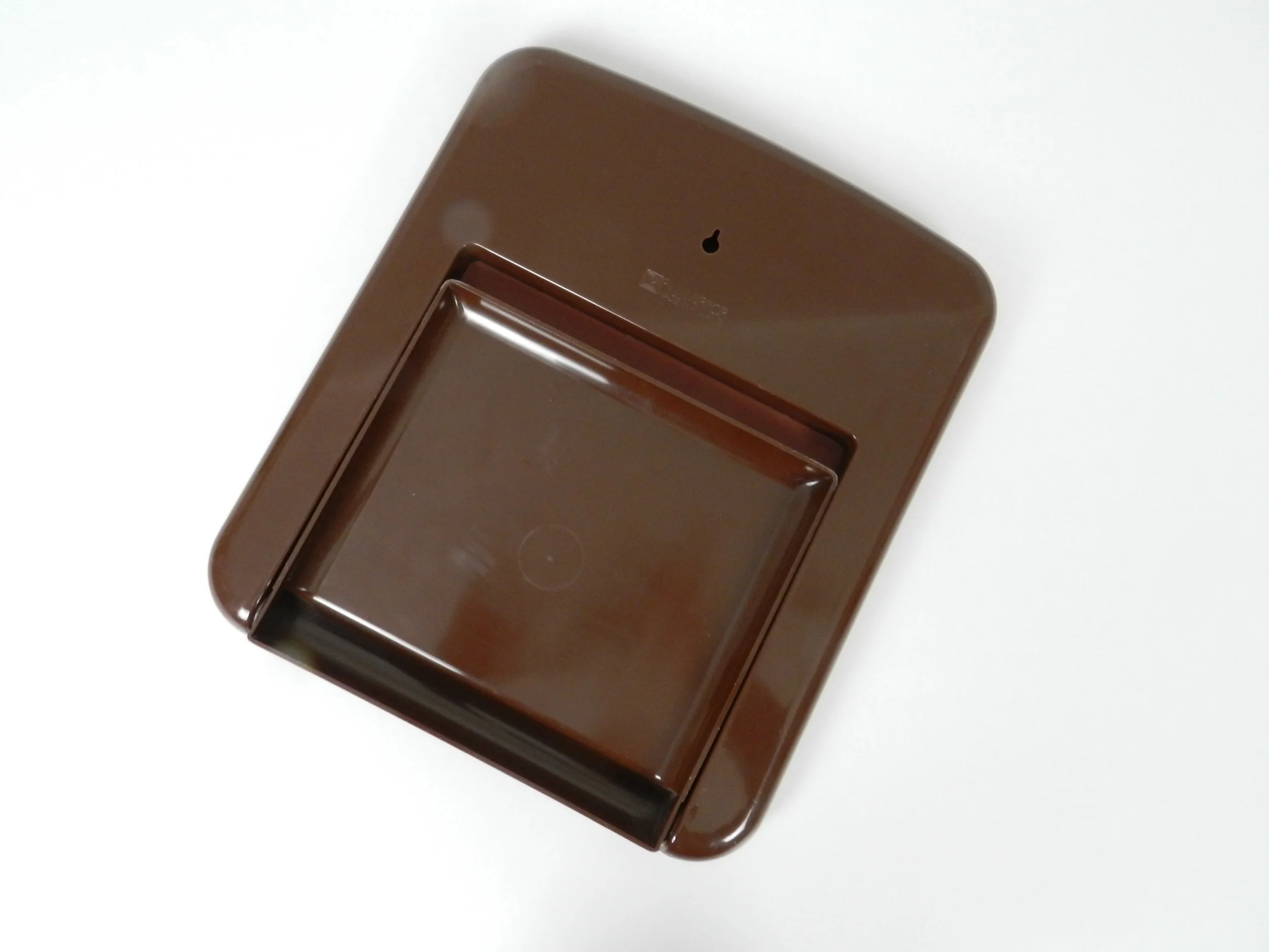 Space age plastic table top mirror by Finnmirror. Can also be hung on