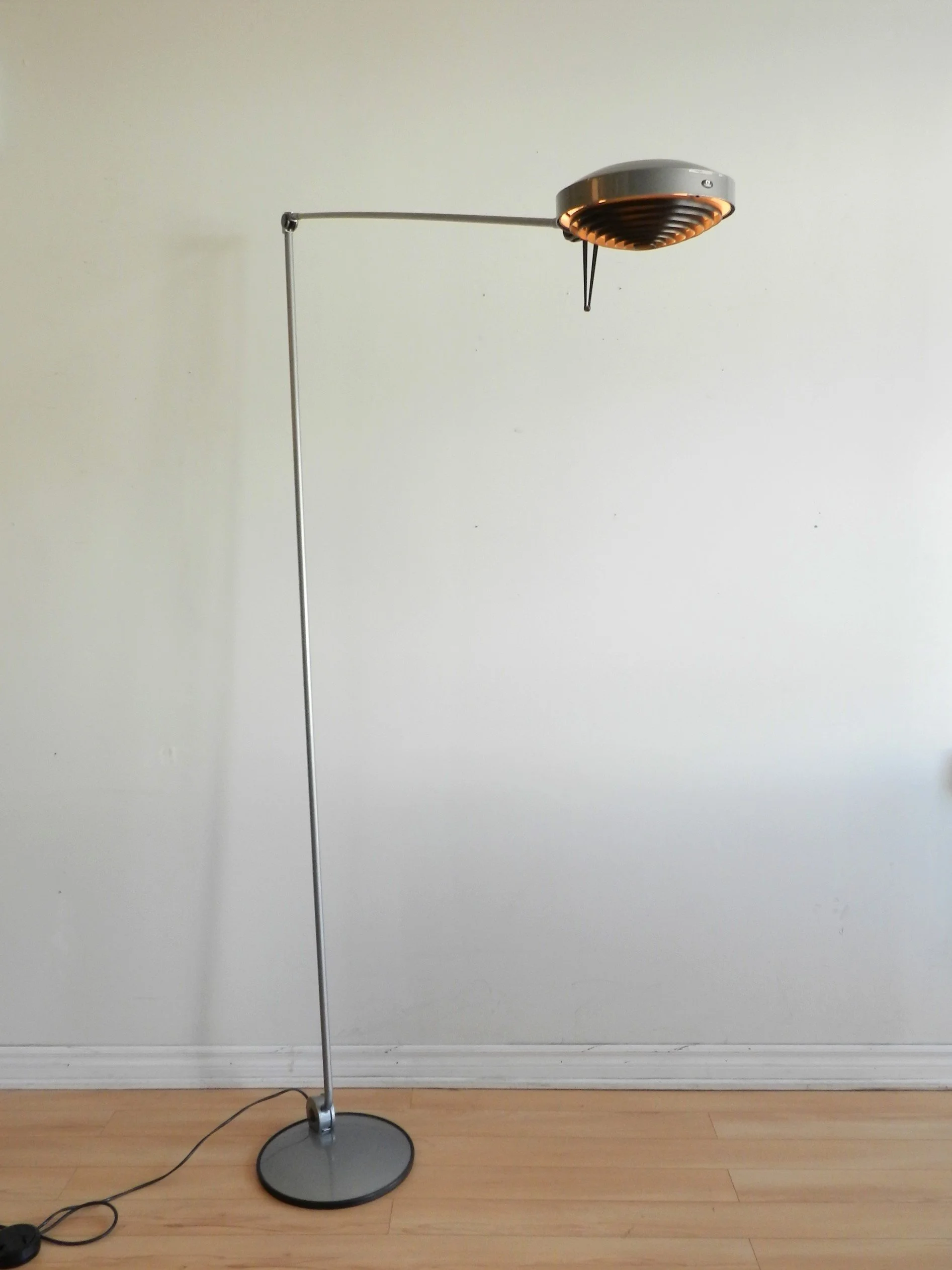 Elle adjustable floor lamp designed by Tommaso Cinni for Lumina.  Italy, design year 1978.