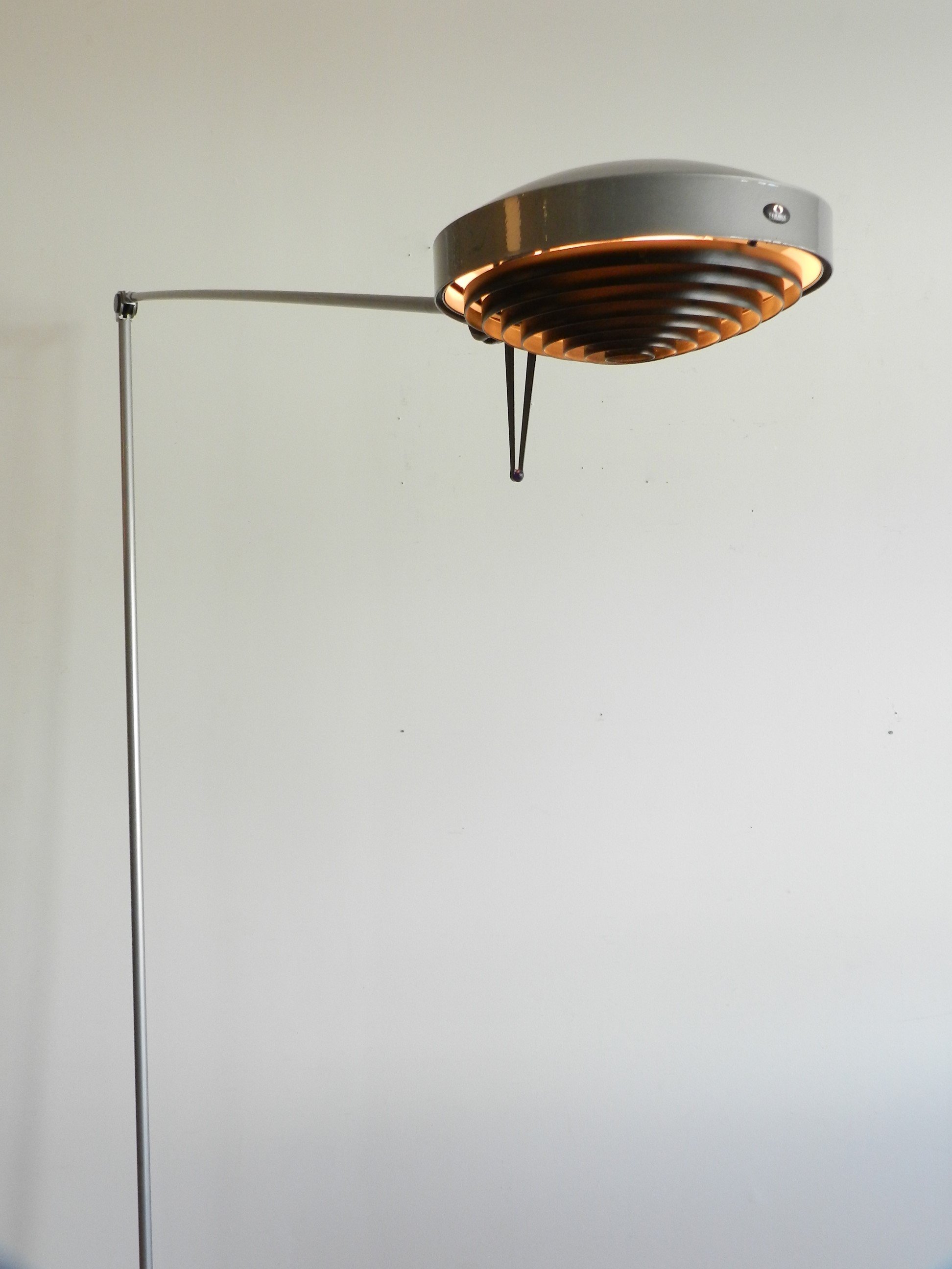 Elle adjustable floor lamp designed by Tommaso Cinni for Lumina.  Italy, design year 1978.