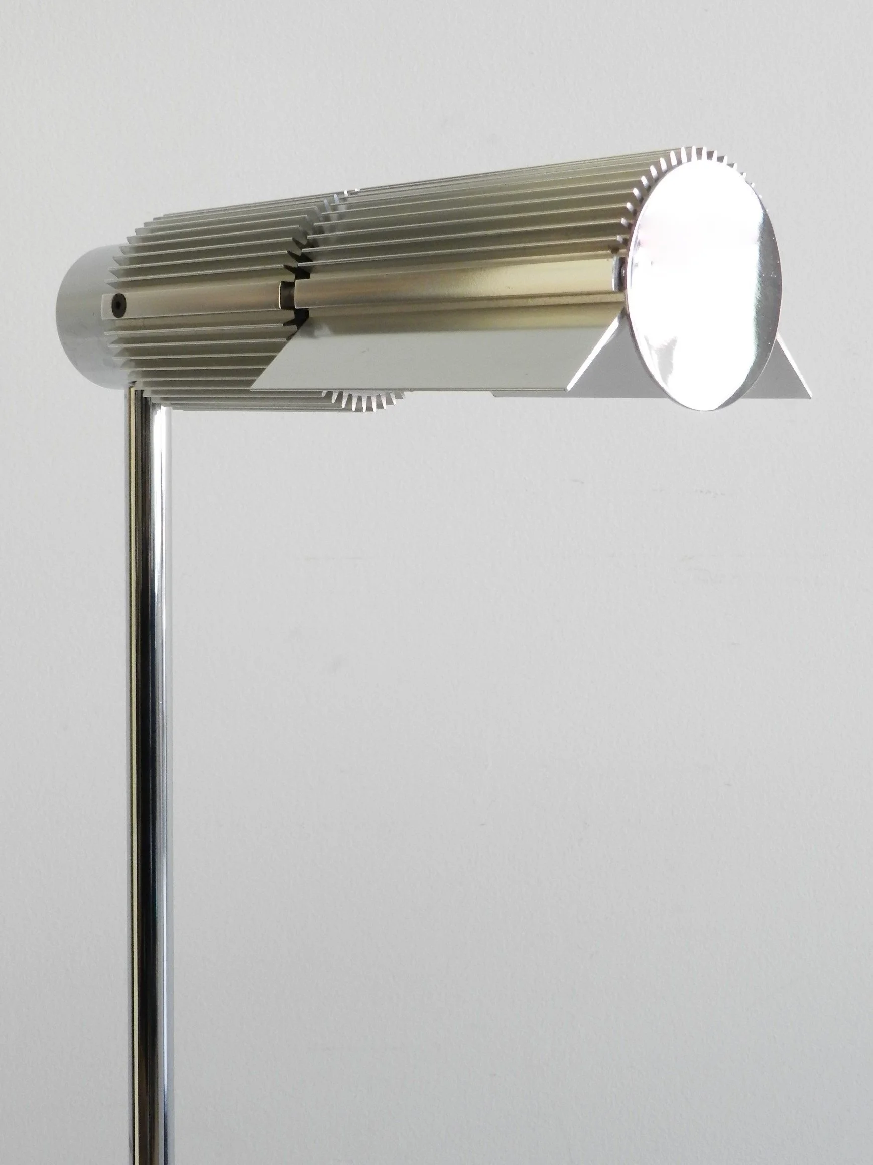 Haloprofil floor lamp designed by V. Frauenknech for Swisslamps International.  Switzerland, 1970s.
