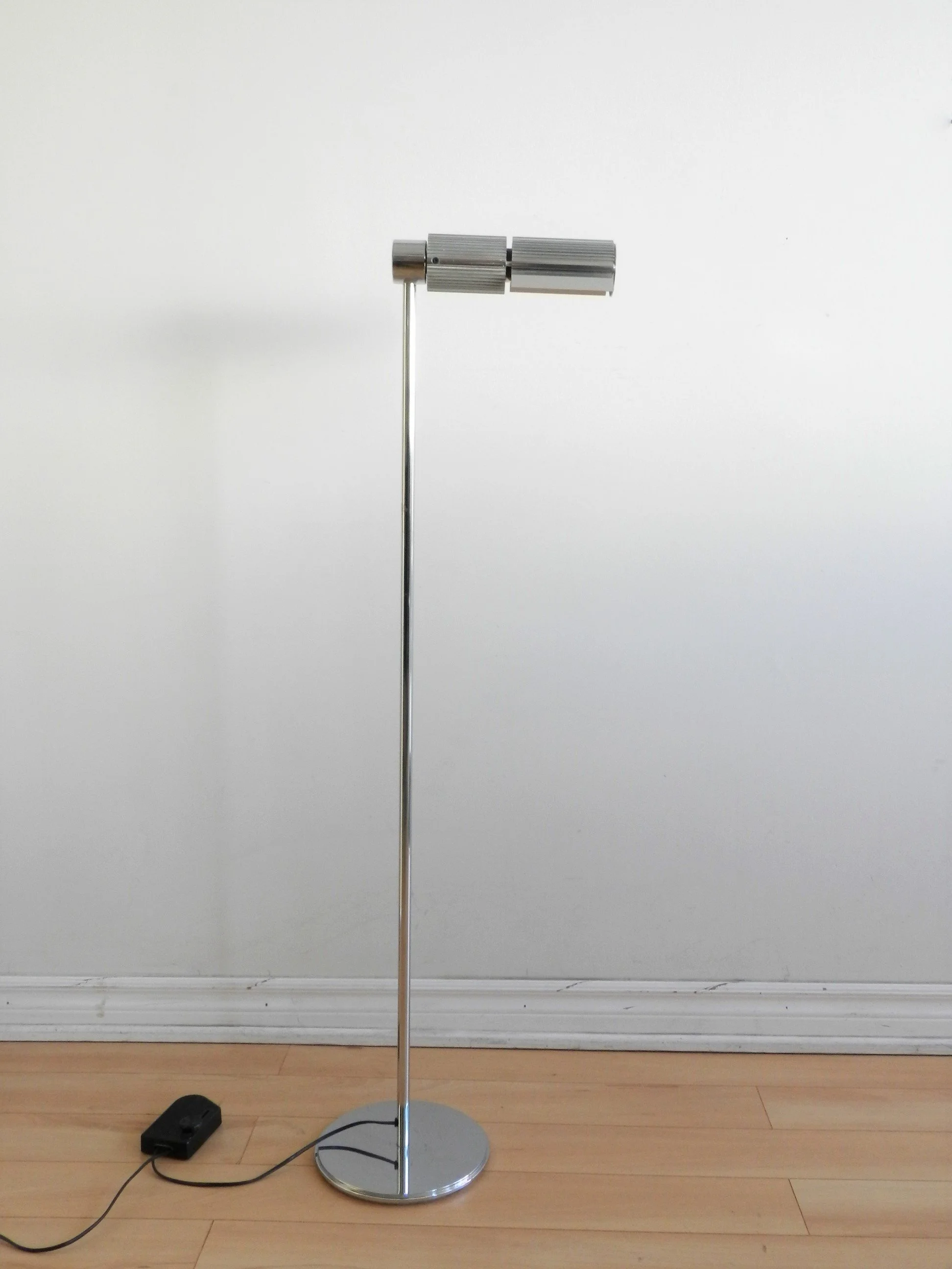 Haloprofil floor lamp designed by V. Frauenknech for Swisslamps International.  Switzerland, 1970s.