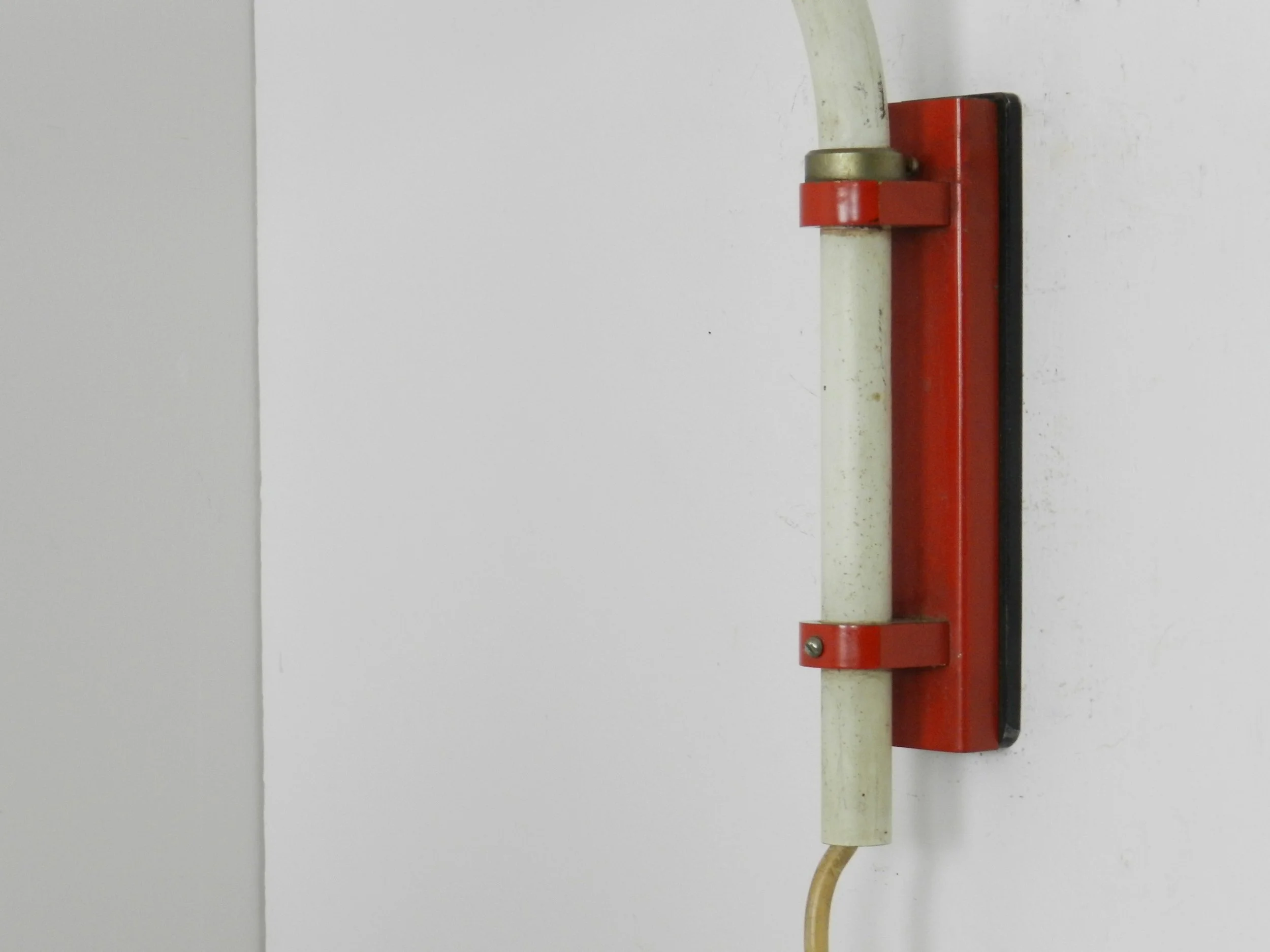 Very rare mid century wall lamp designed by H. Busquet for Hala Zeist.  Netherlands, 1950s.