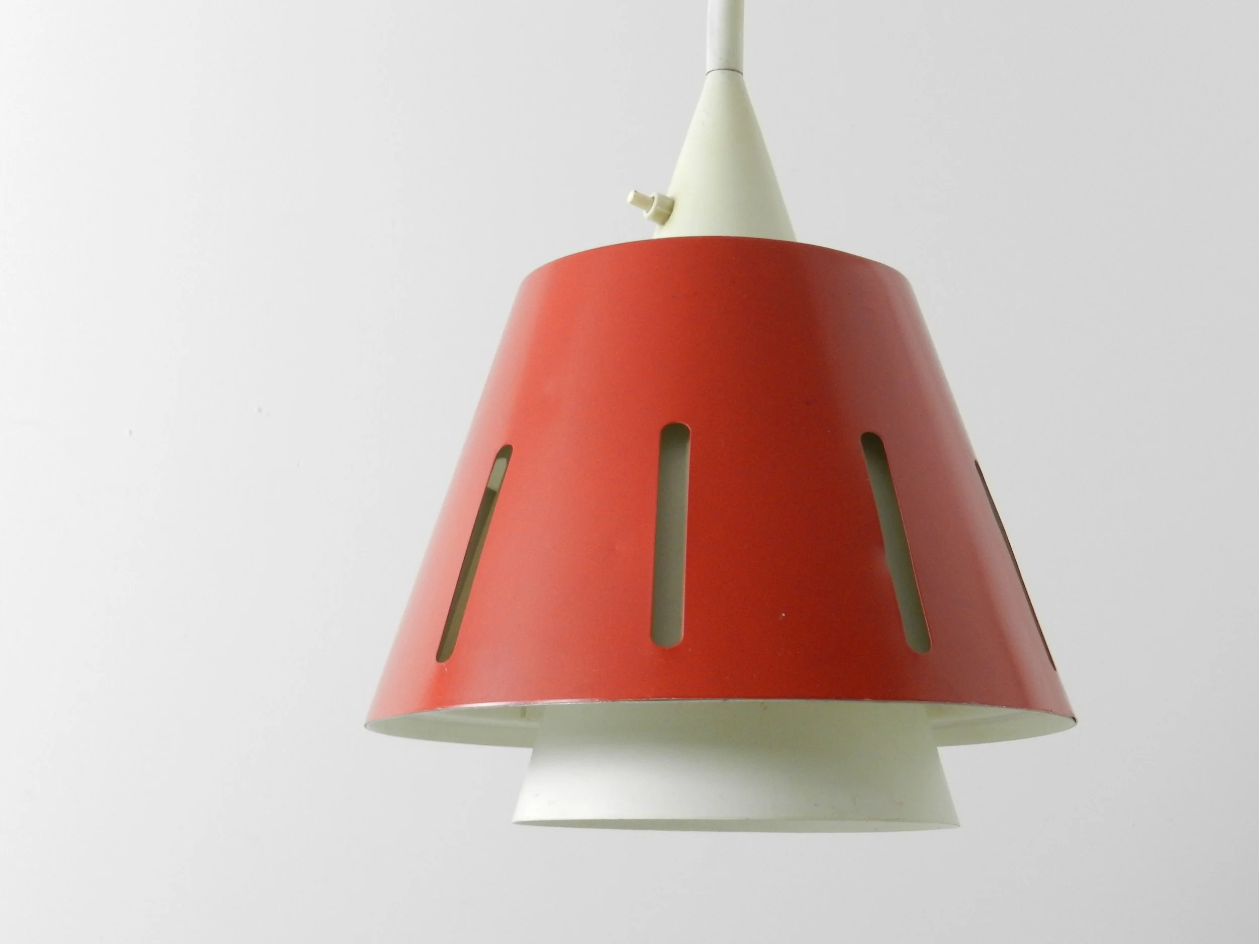 Very rare mid century wall lamp designed by H. Busquet for Hala Zeist.  Netherlands, 1950s.