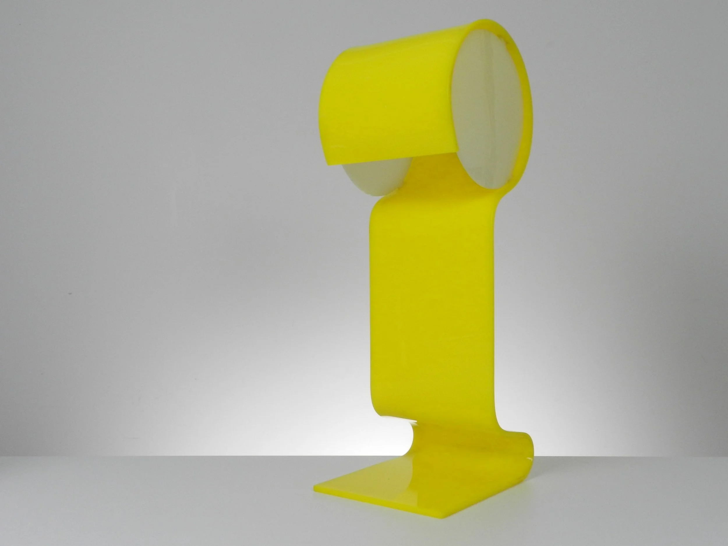 Space age Glo-Up acrylic lamp designed by Douglas Ball and John Berezowsky for Danesco.  Canada, 1970s.