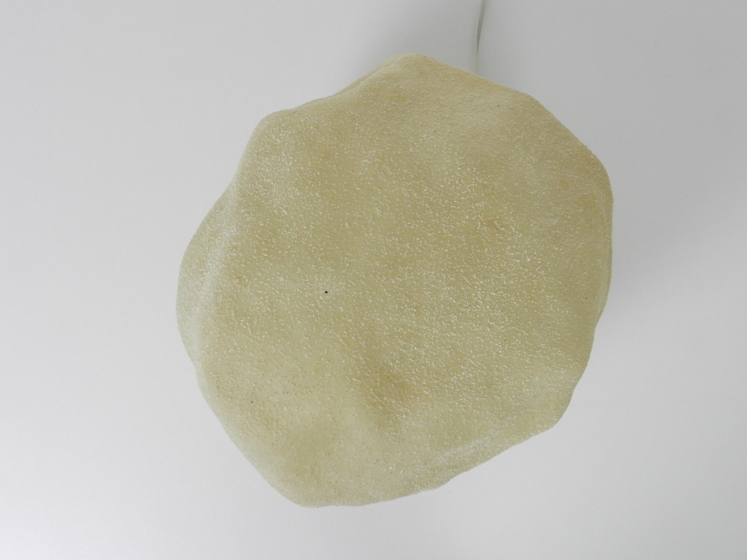 Vintage Moon Rock fiberglass lamp designed by Andre Cazenave for 