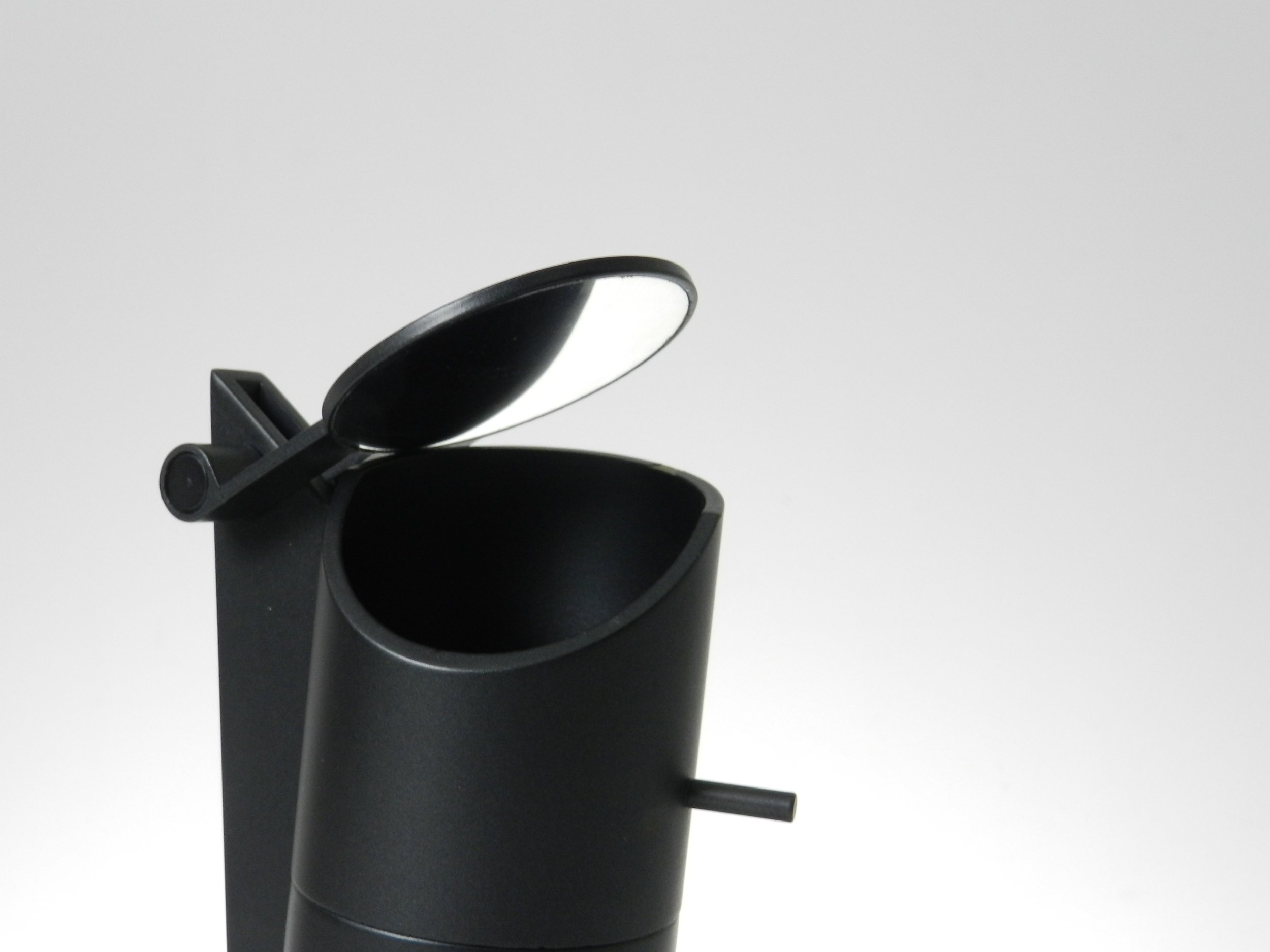 Post modern lamp designed by Pierre Guariche and H. Scheppler for Megalit.  France. 1970s.