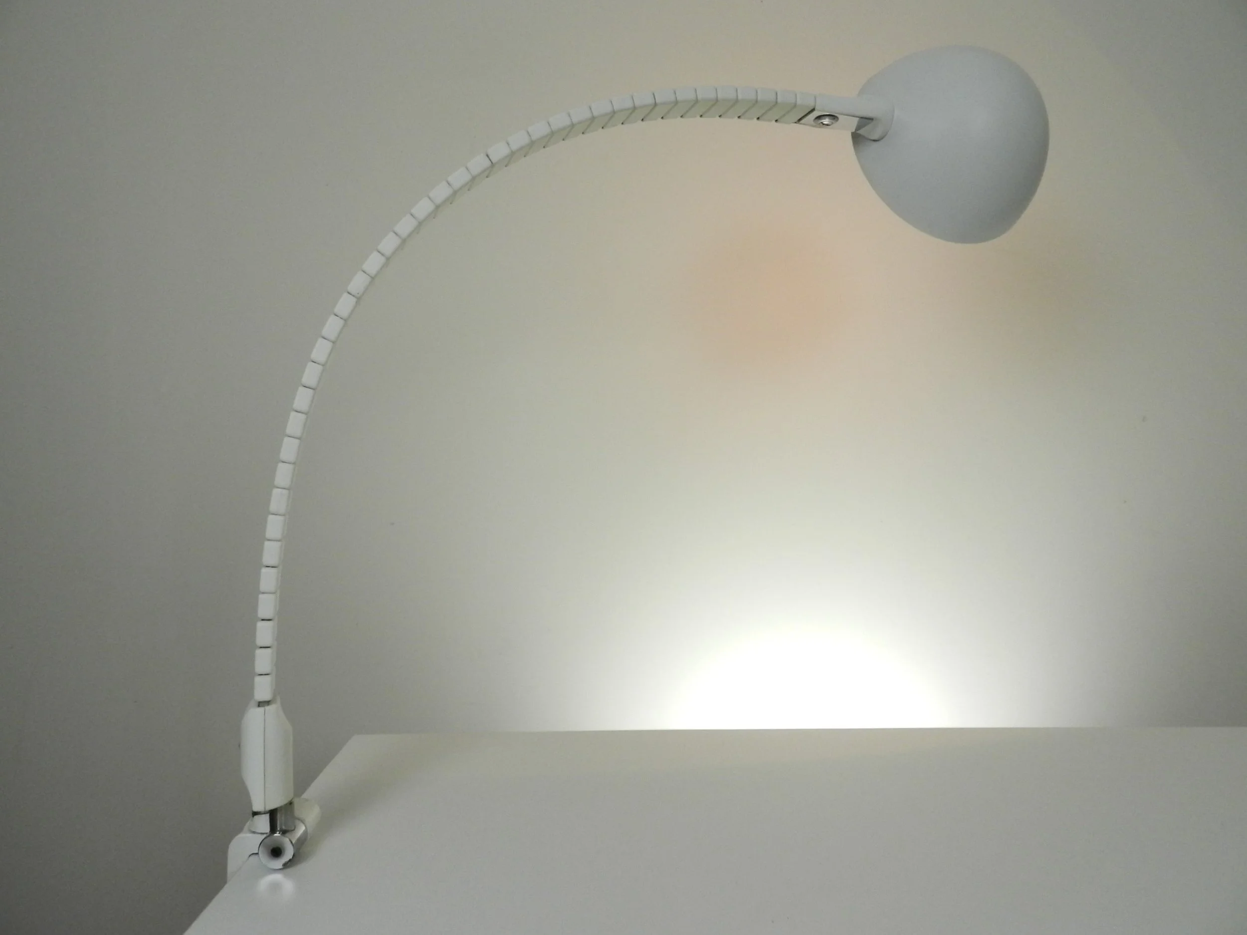 Flex desk lamp designed by Elio Martinelli for Martinelli Luce.  Italy, 1970s.
