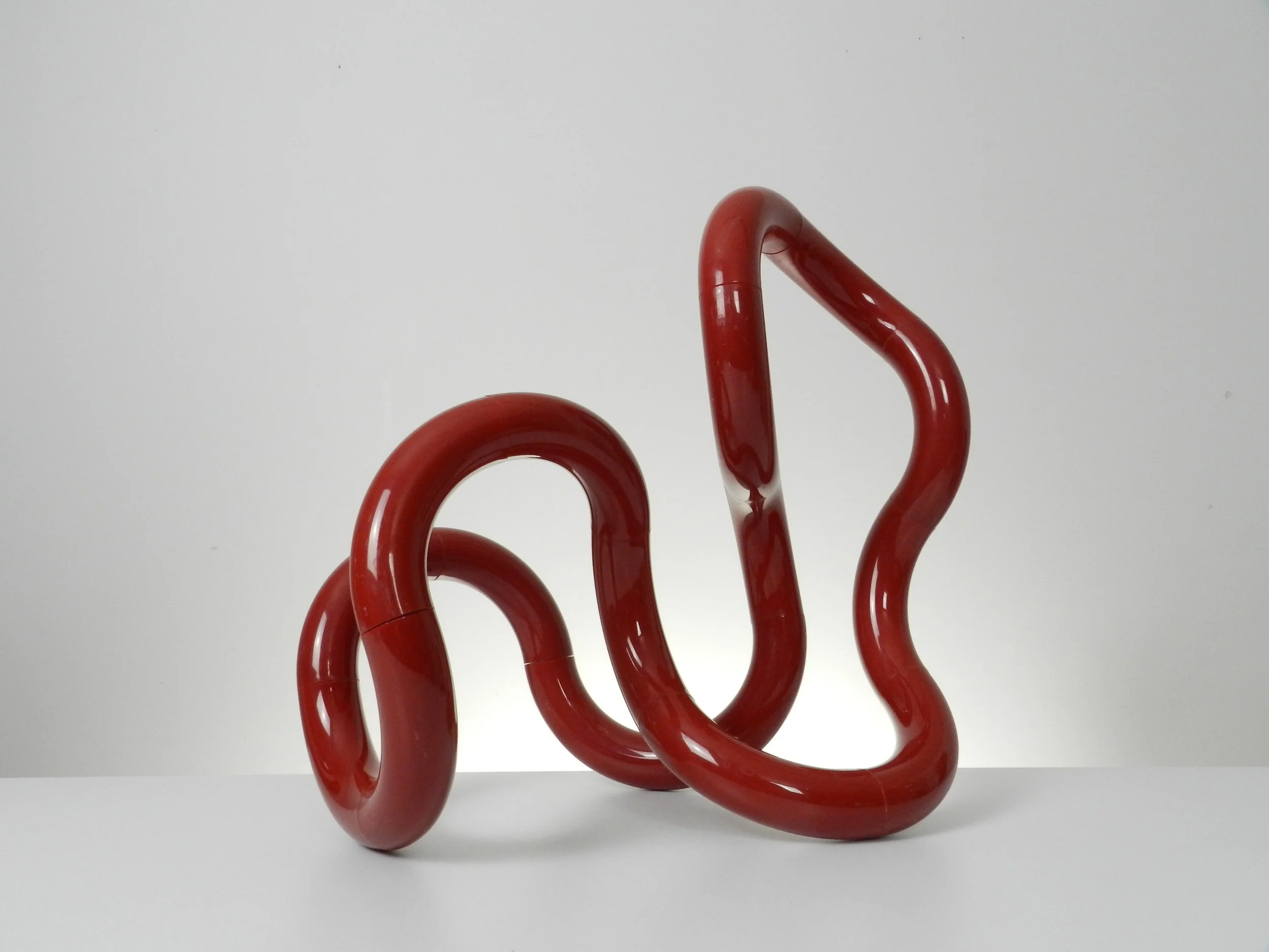Large vintage Tangle plastic adjustable sculpture designed by Richard X Zawitz.  circa 1982