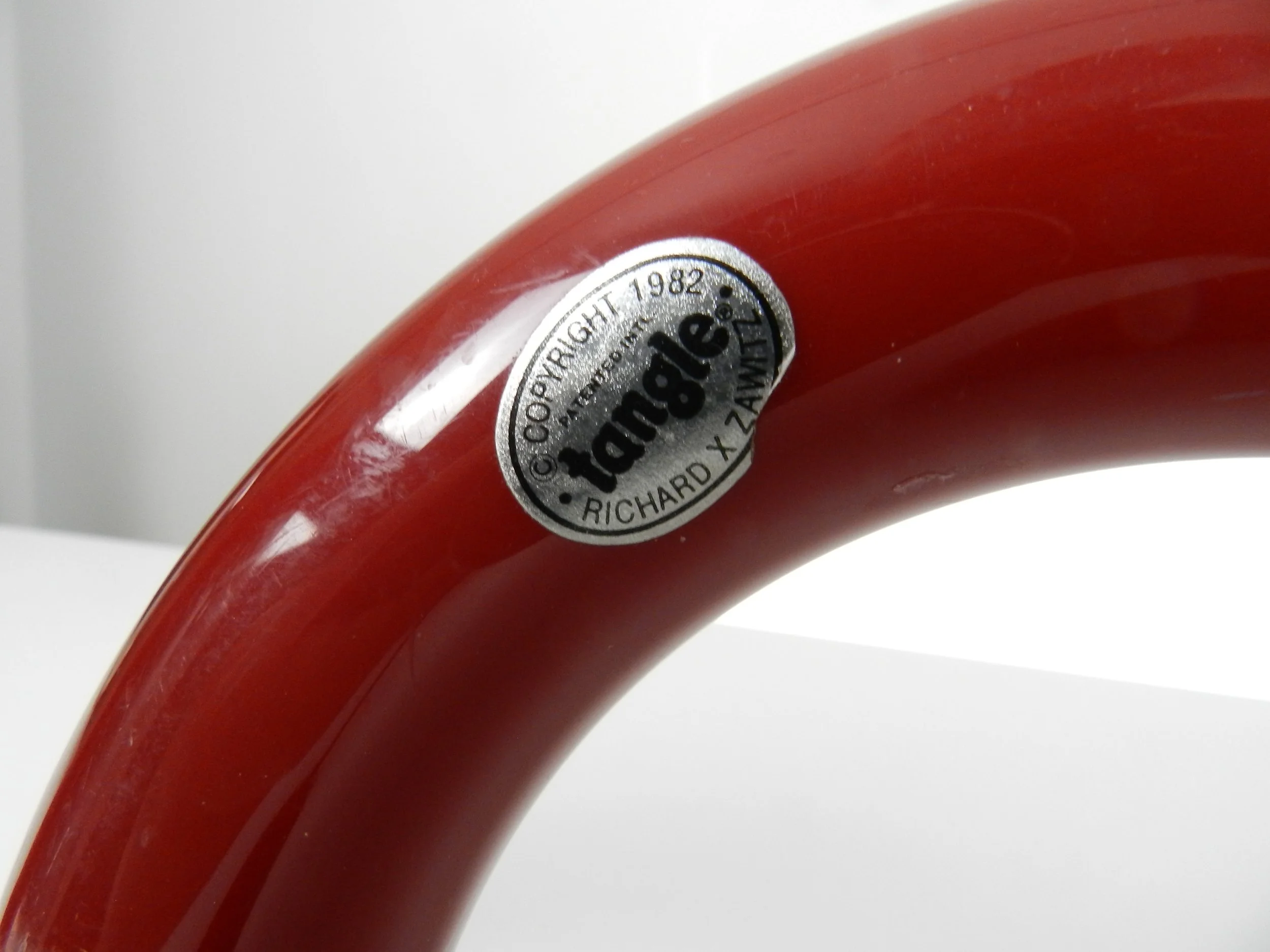 Large vintage Tangle plastic adjustable sculpture designed by Richard X Zawitz.  circa 1982