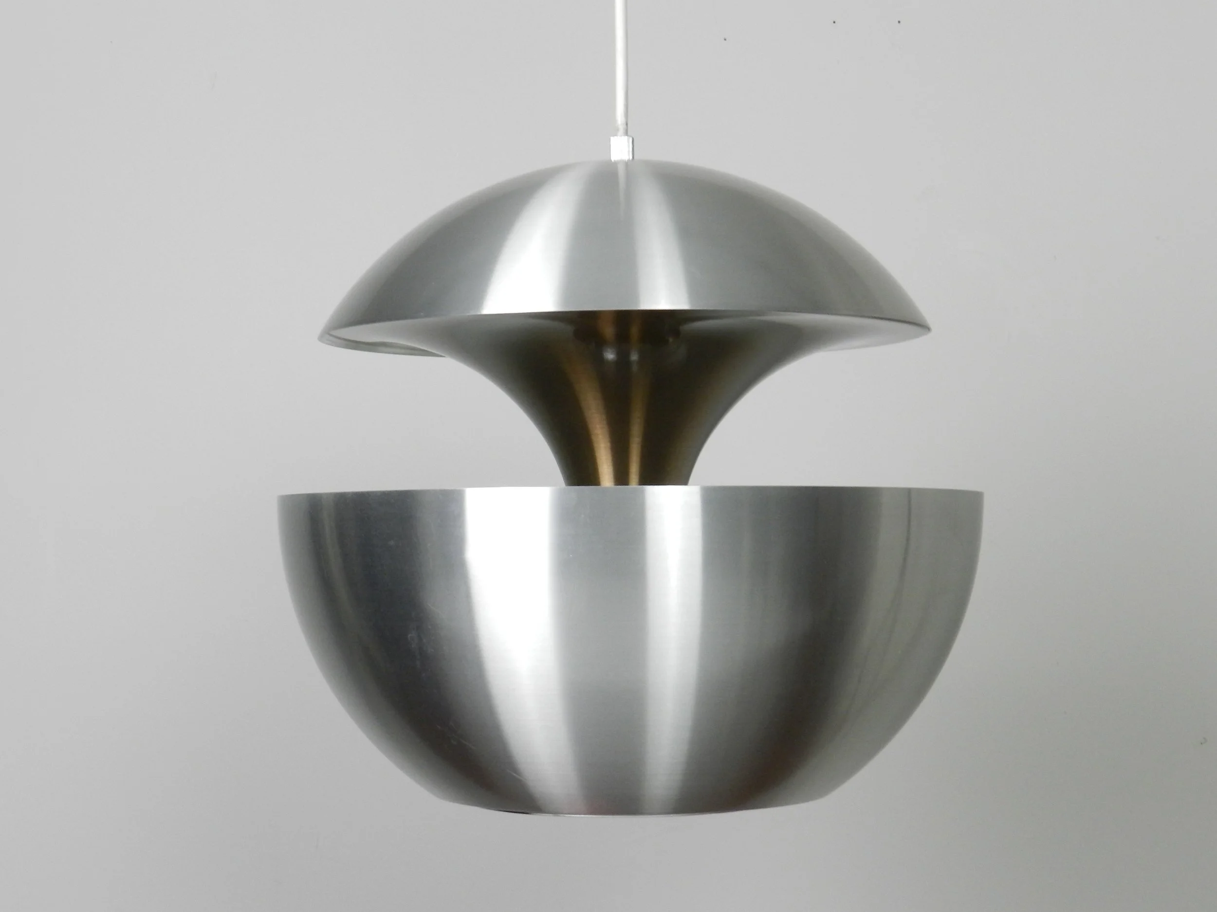 Mid century “Springfontien” pendant lamp designed Bertrand Balas for Raak Amsterdam.  Netherlands, 1970s.