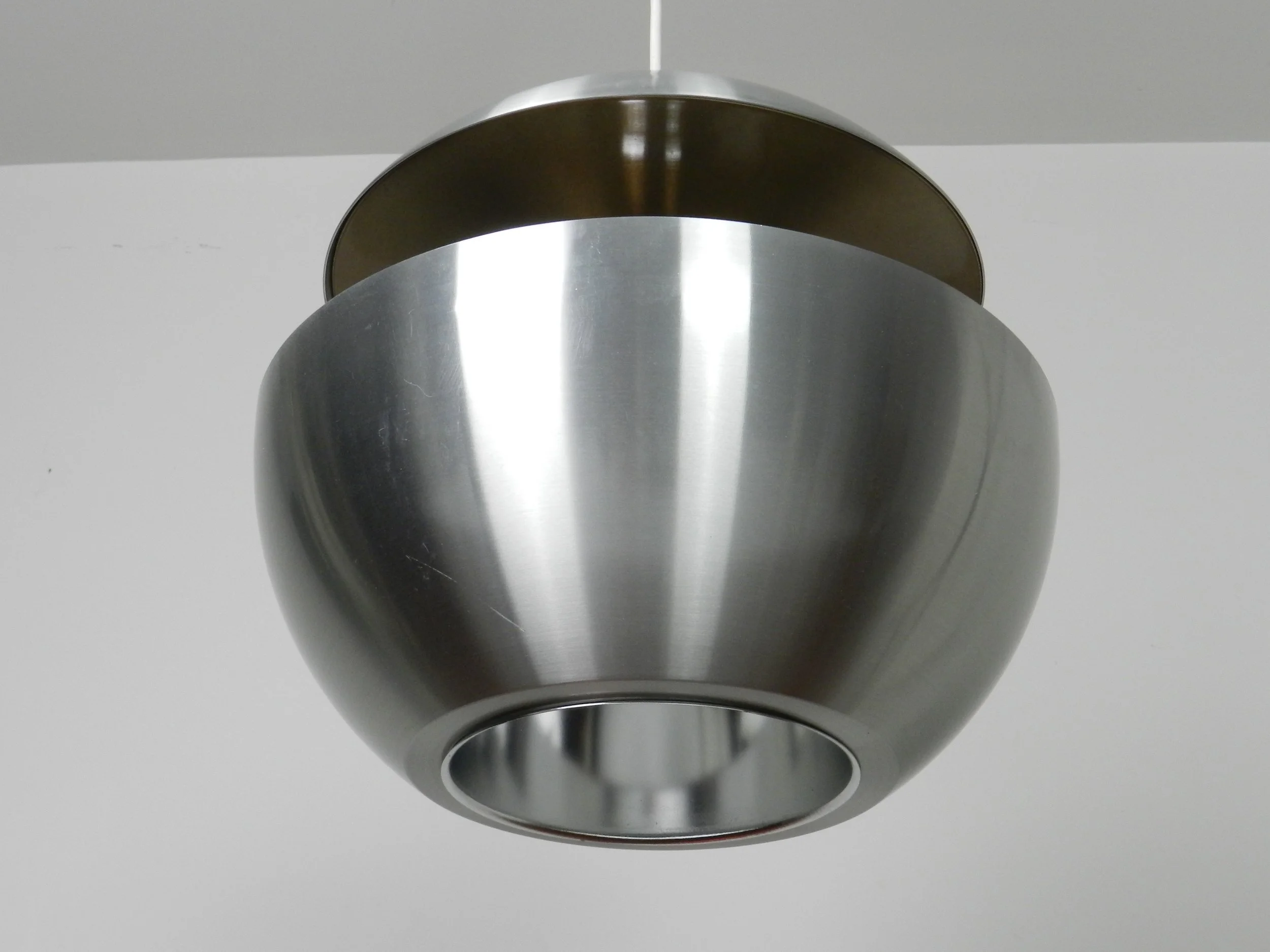 Mid century “Springfontien” pendant lamp designed Bertrand Balas for Raak Amsterdam.  Netherlands, 1970s.