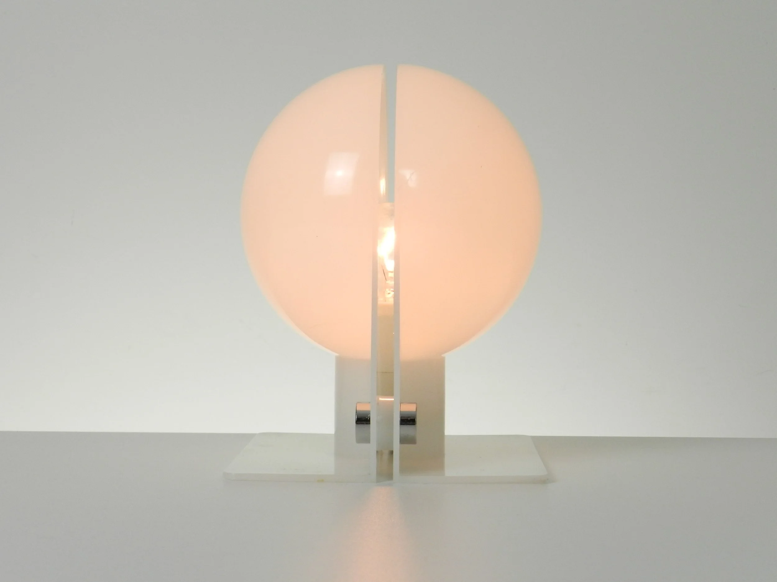 Sirio lamp designed by Sergio Brazzoli for Guzzini.  Italy, 1970s.