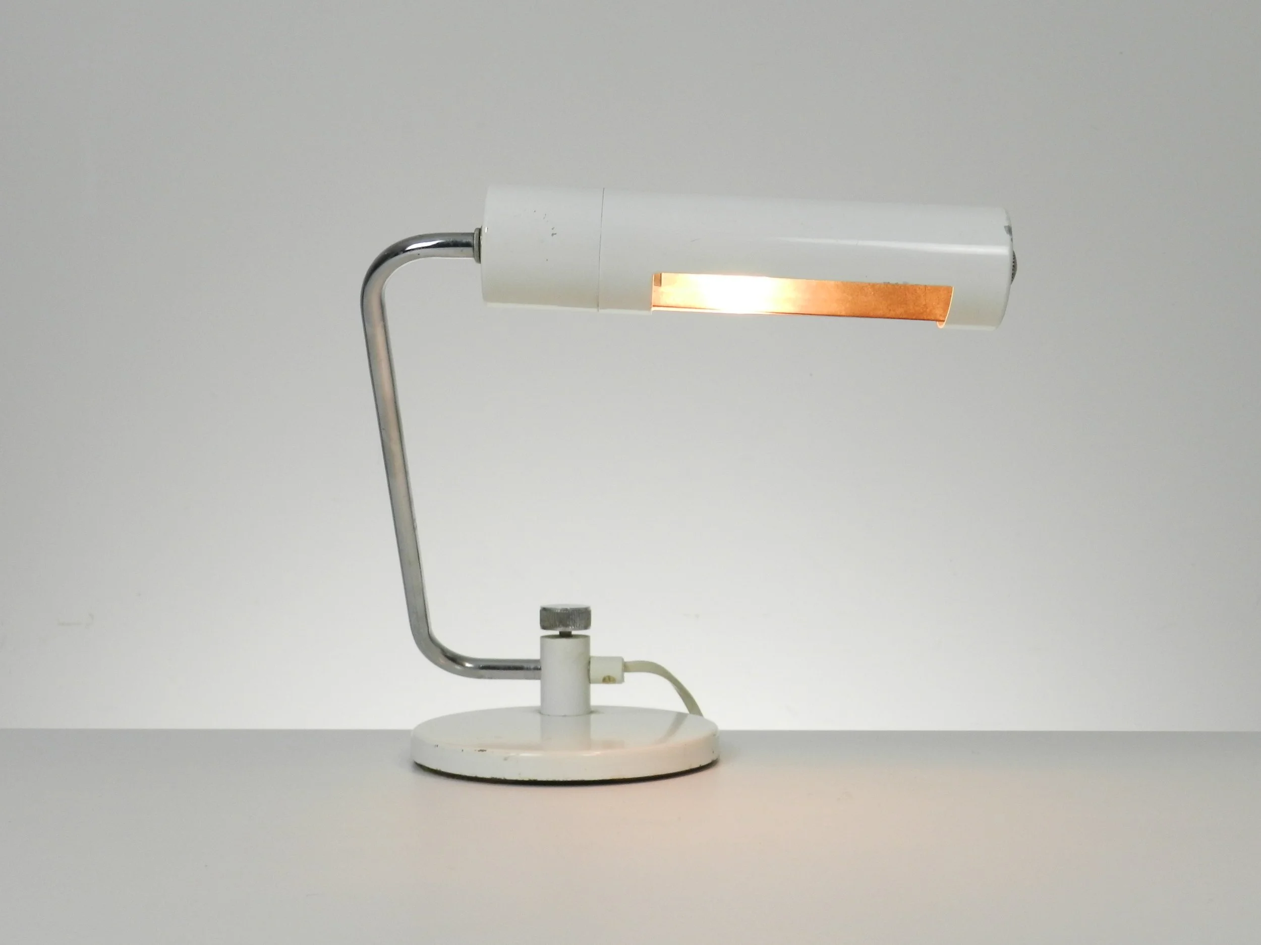 Mid century desk or piano lamp by Hala Zeist.  Netherlands, 1970s.