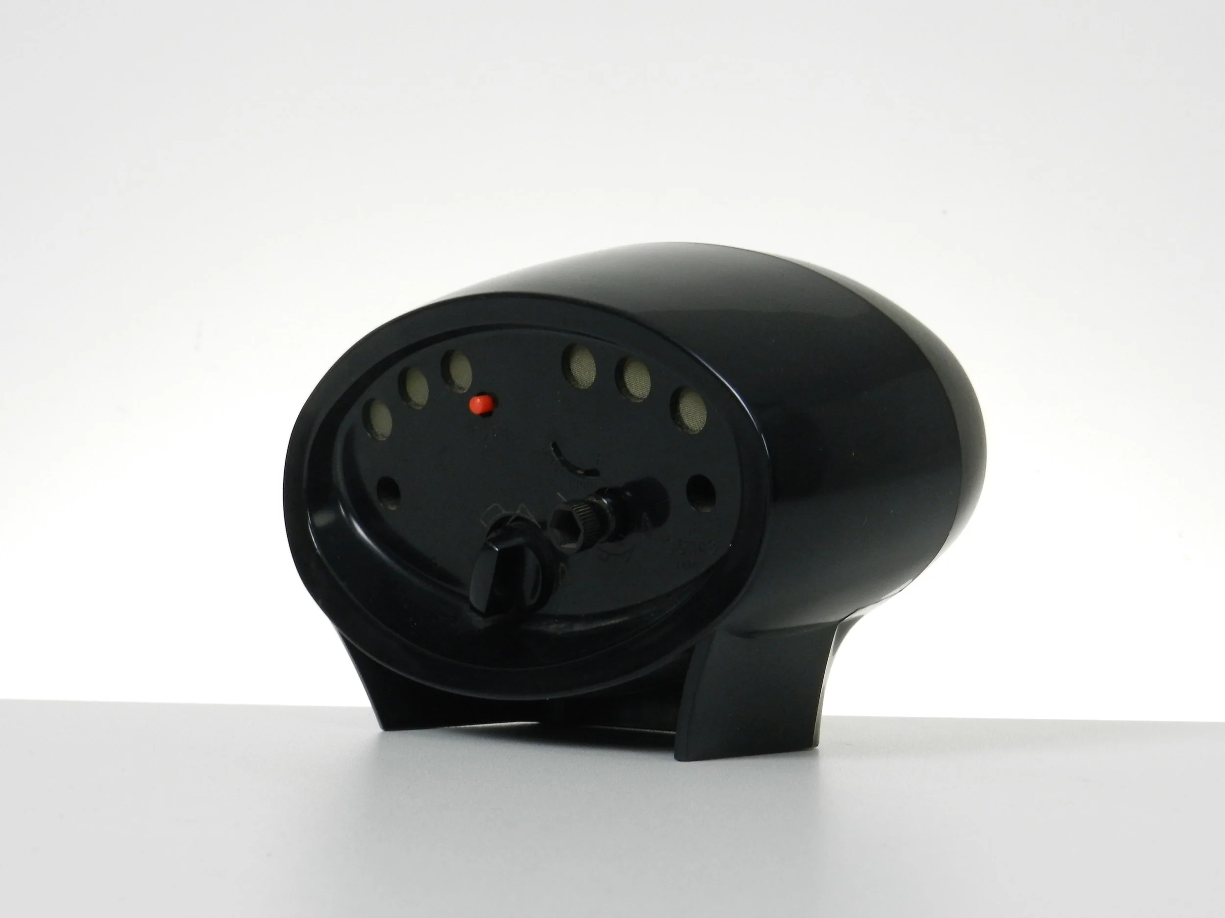 Space age wind up alarm clock by Caravelle.  Japan, 1960s.