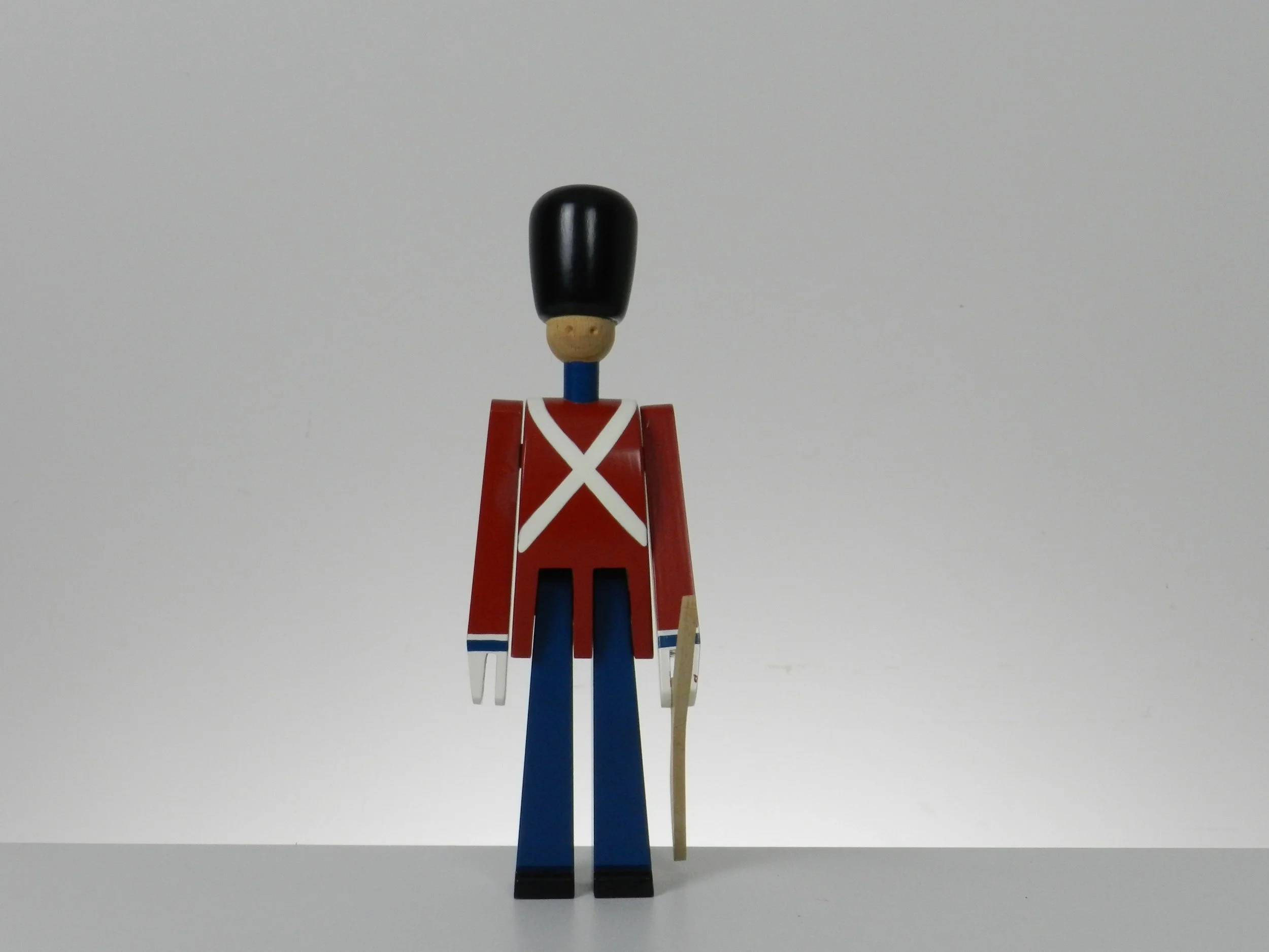 Painted wood soldier figure designed by Kay Bojenen.  Denmark.