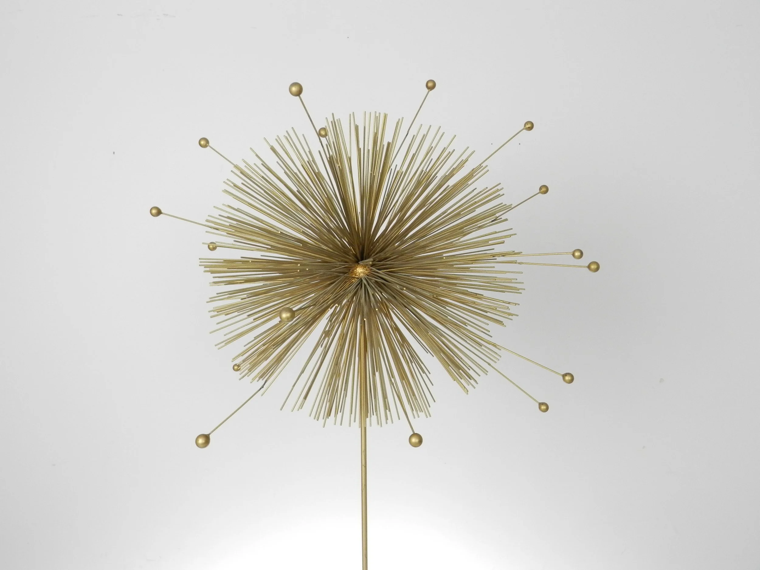 Extra large sputnik urchin sculpture in the style of Curtis Jere.  circa 1970s.
