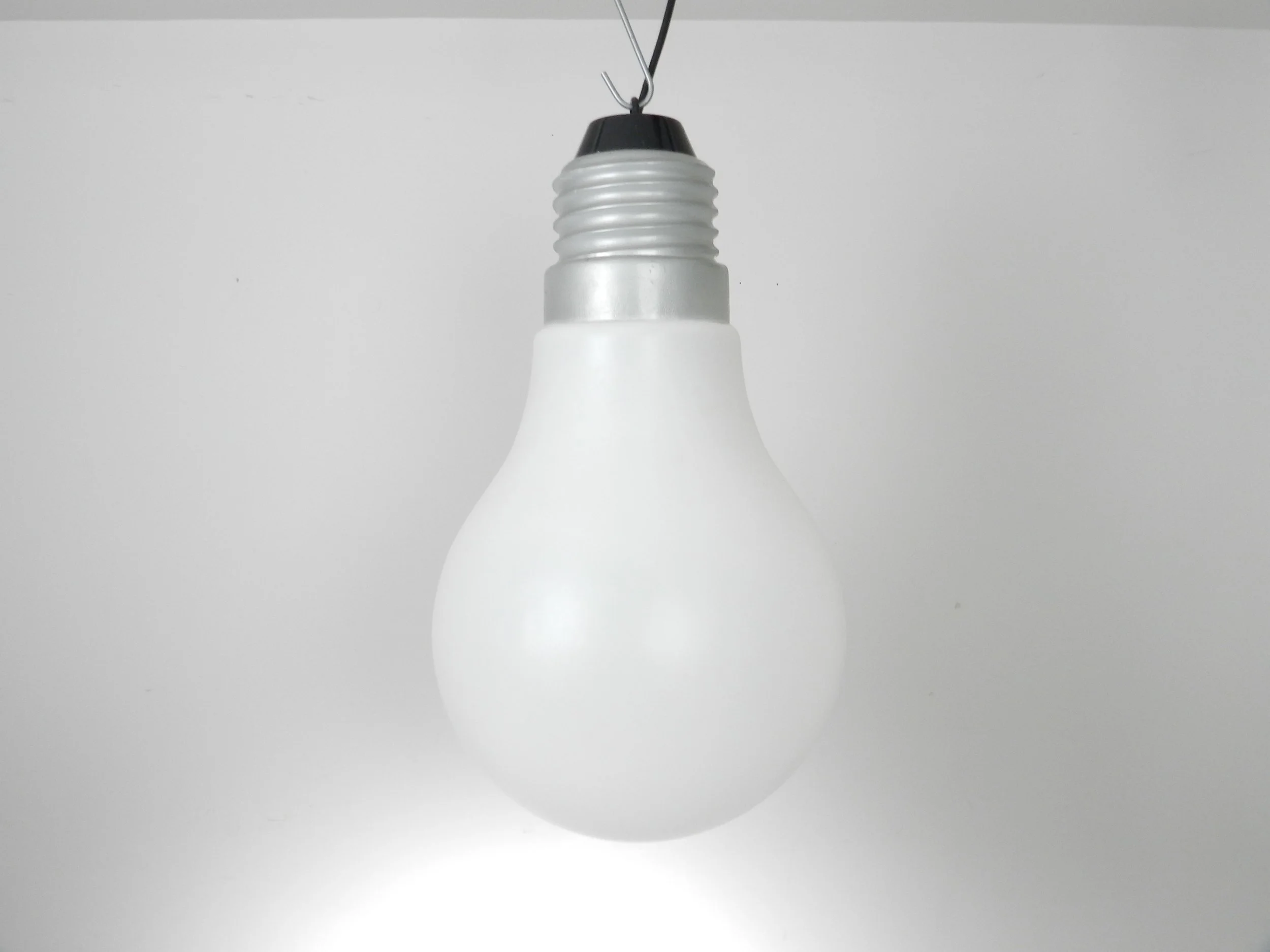 Pop art “Bulb Bulb” lamp designed by Ingo Mauer.  Germany, 1970s.