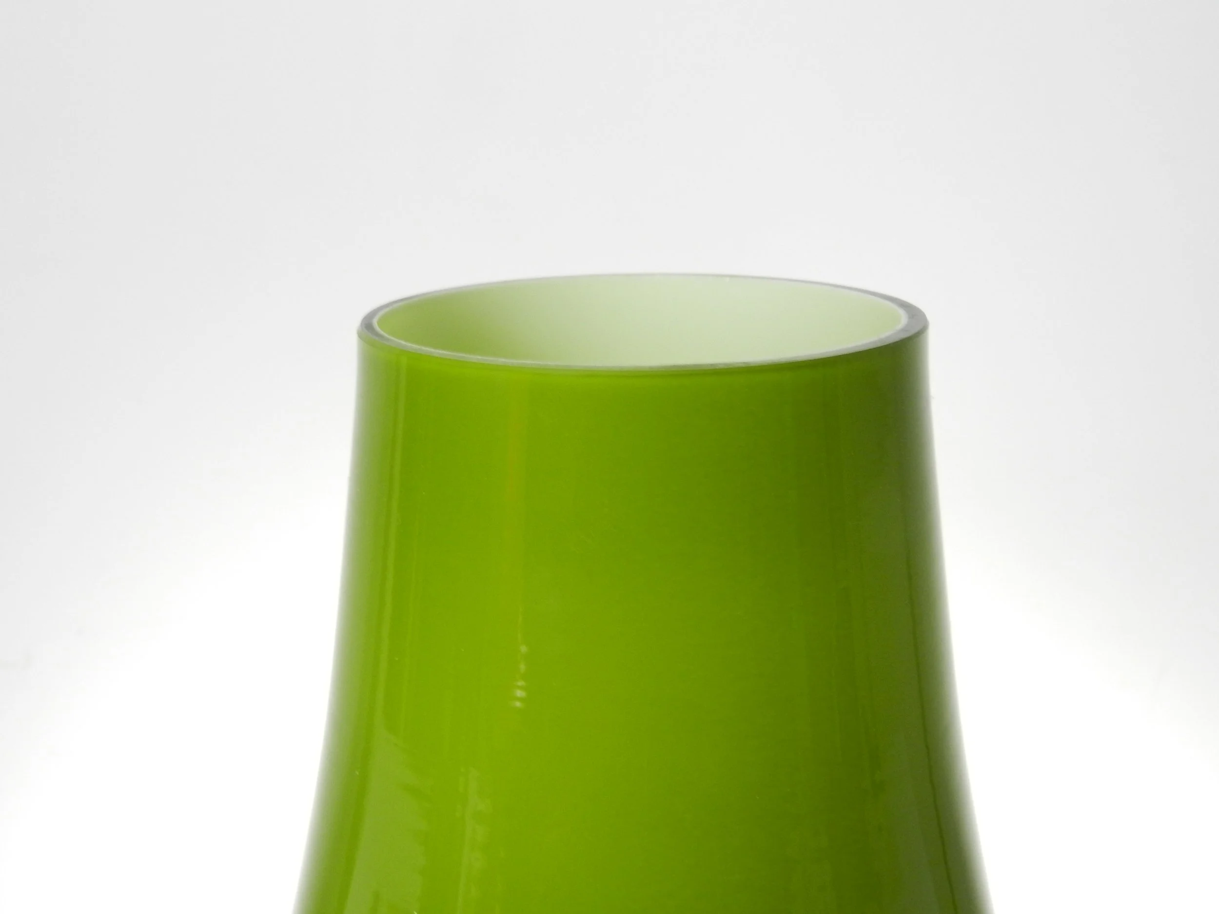 Cased glass and brass B 124 lamps designed by Hans-Agne Jakobsson.  Sweden, 1960s.