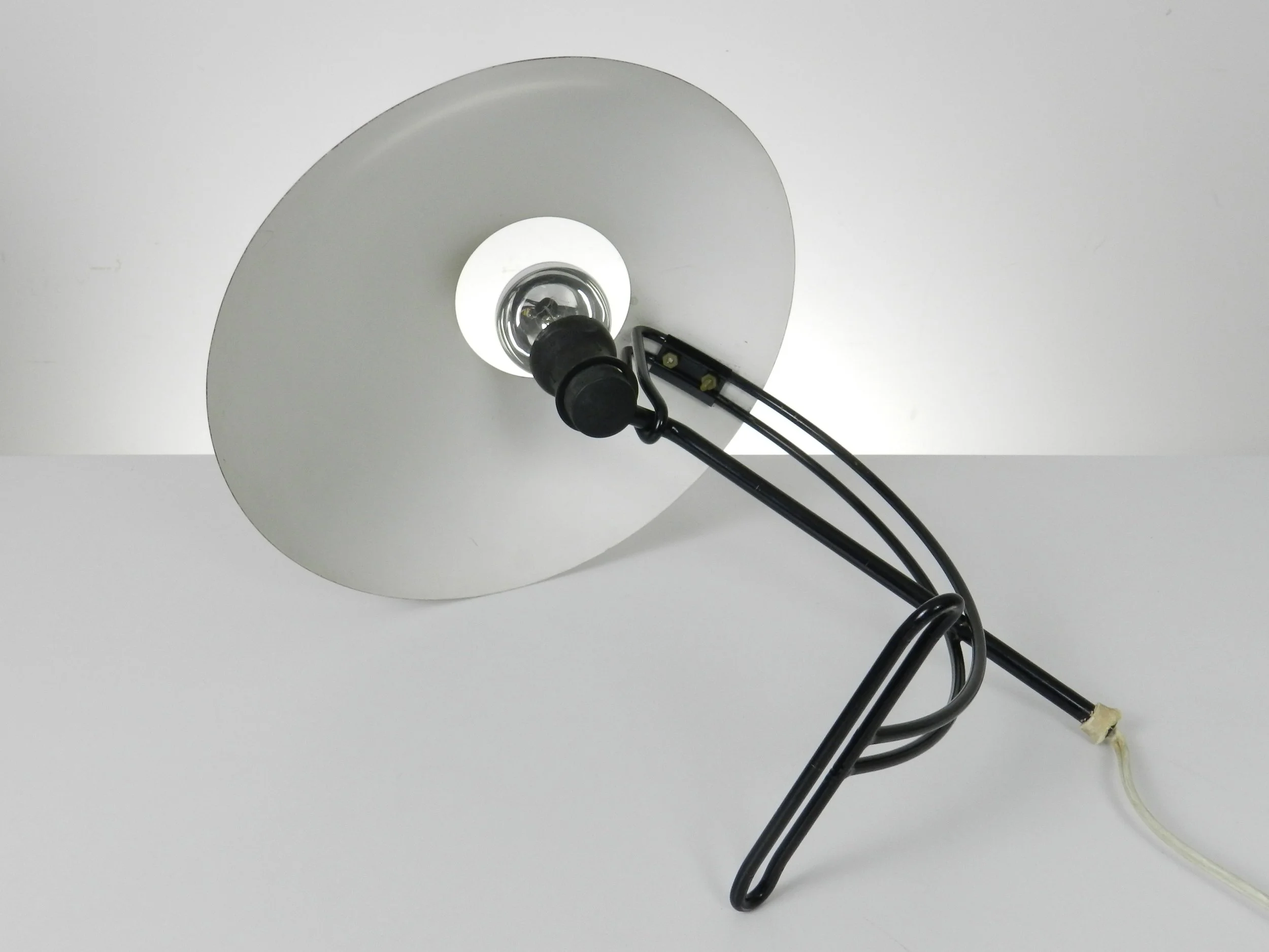 Vintage NB-100 table lamp designed by Louis Kalff for Philips.  Netherlands, 1950s.