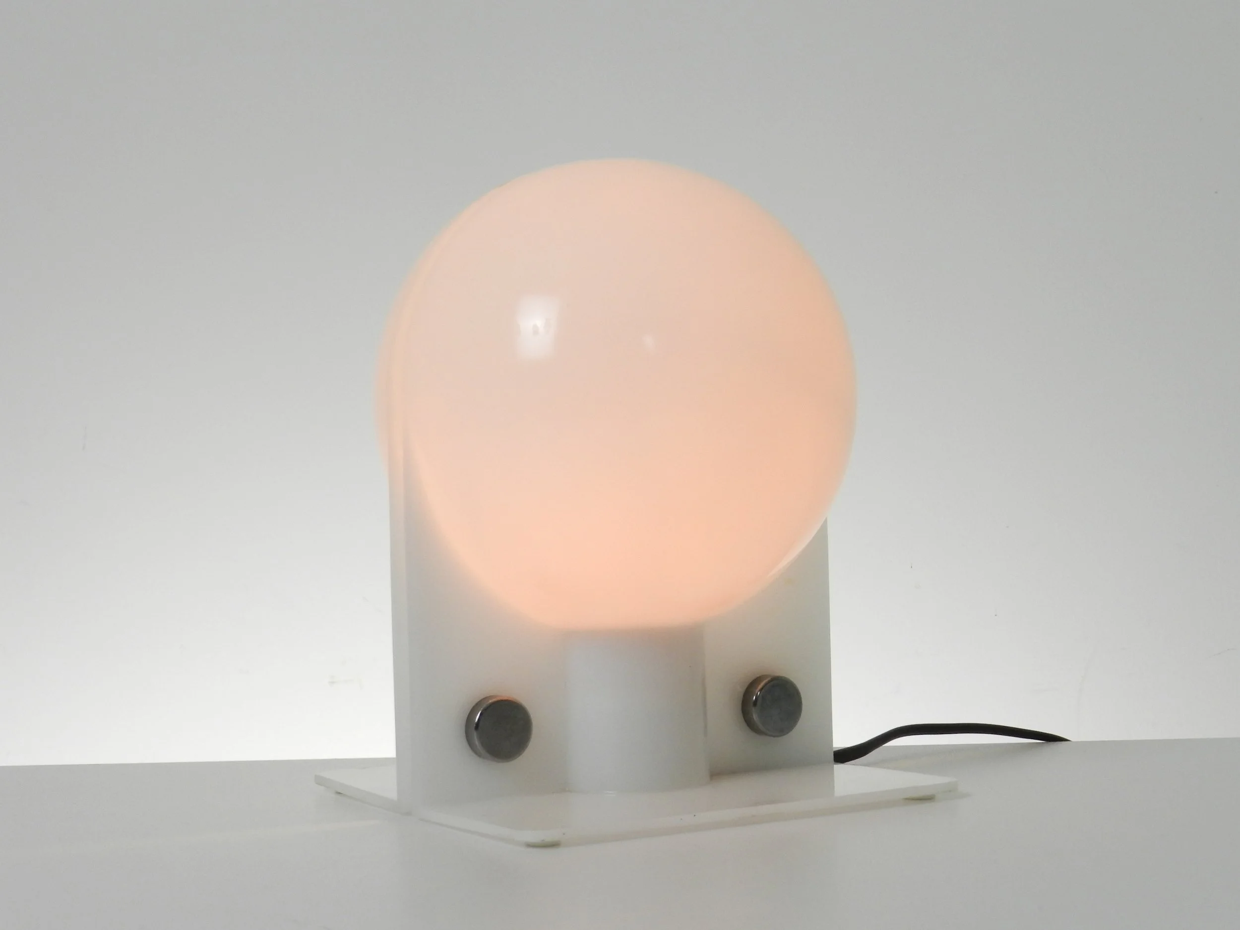 Sirio lamp designed by Sergio Brazzoli for Guzzini.  Italy, 1970s.