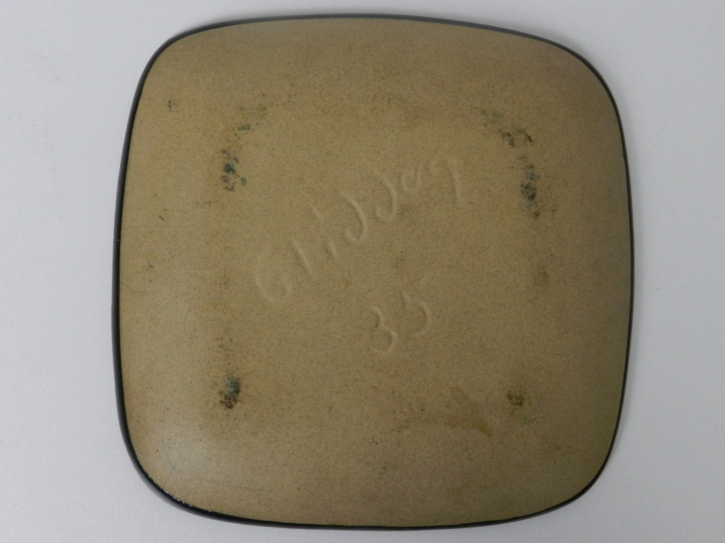 Mid century ceramic dish by Glidden.  USA 1950s.