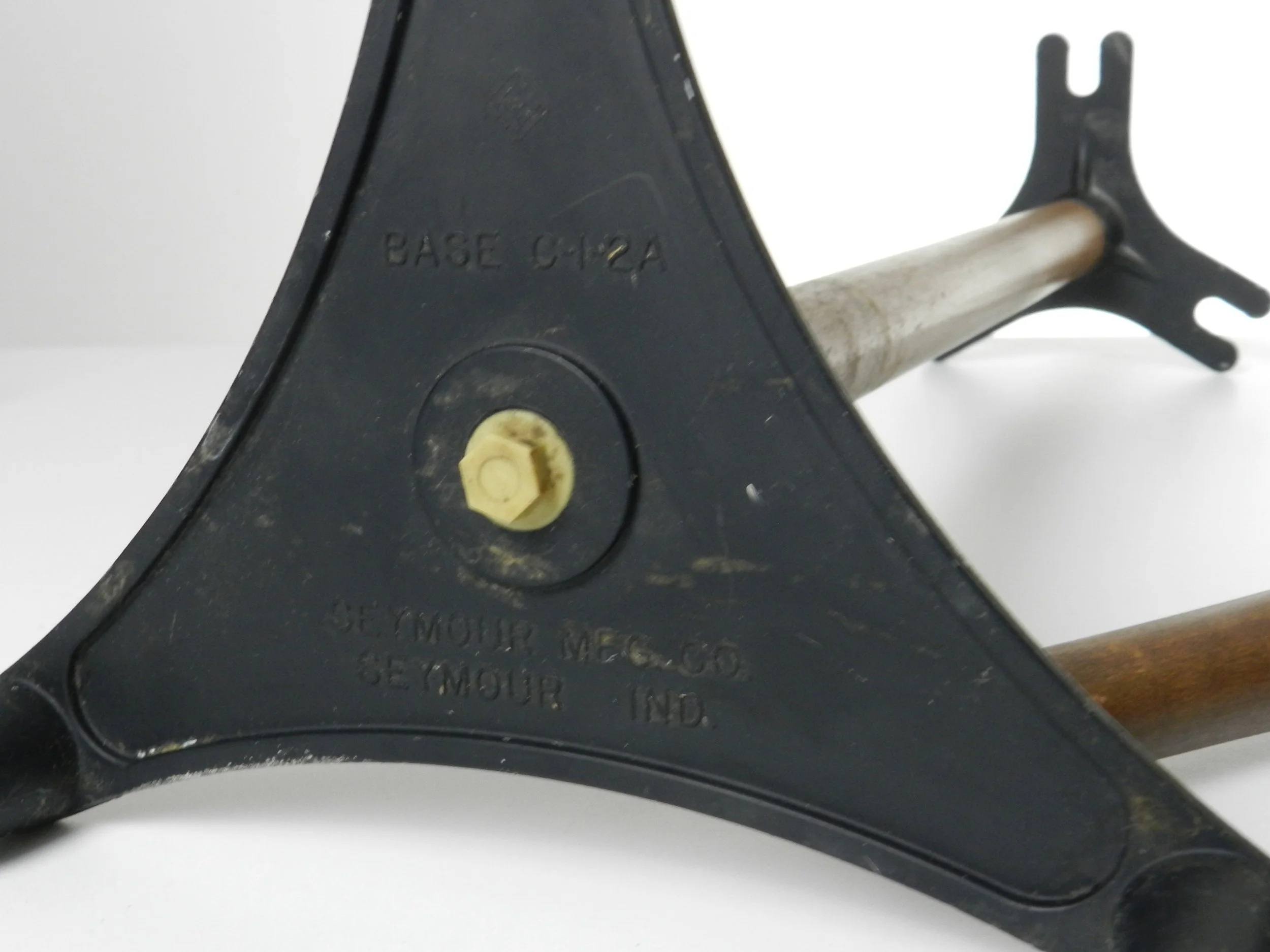 Mid century fireplace tools by Seymour Mfg. Co.  USA, 1960s.