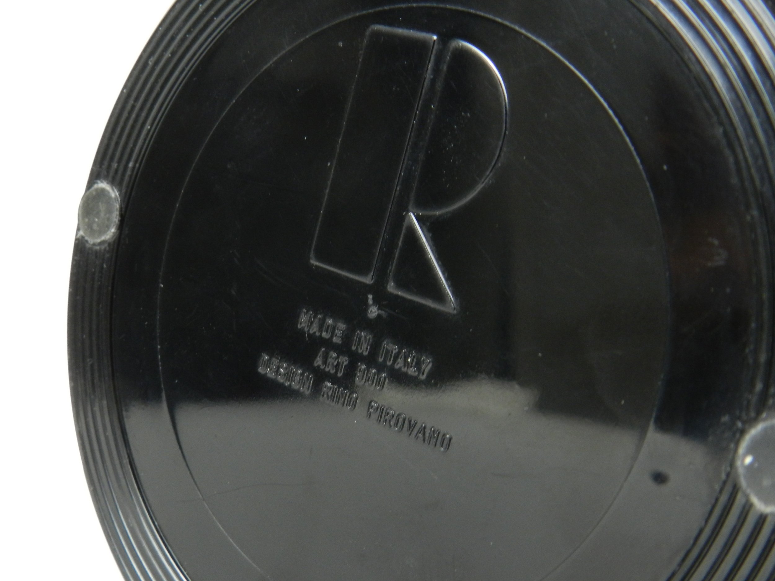 Rexite rotating desk organizers designed by Rino Pirovano.  Italy, design 1970s.