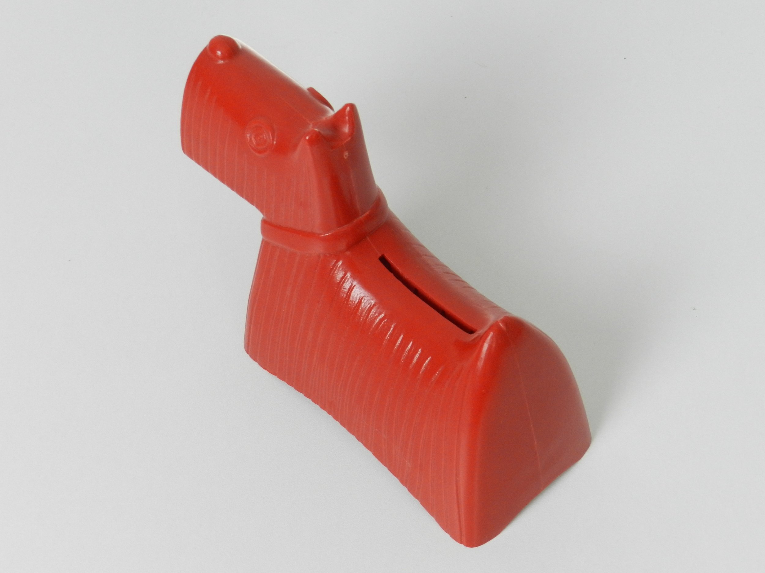 Plastic bank designed by Stig Lindberg for Handeisbanken.  Sweden.