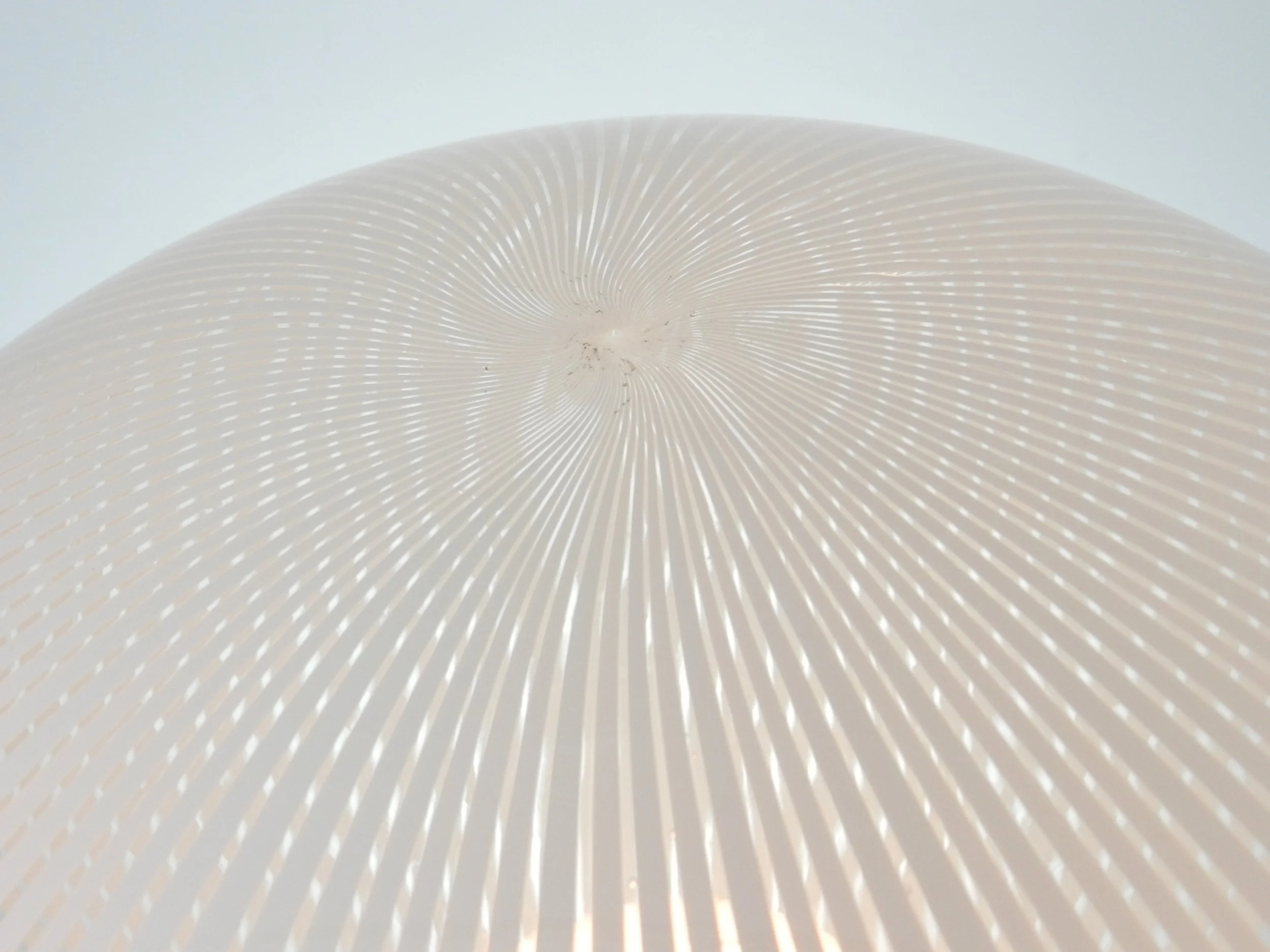 Murano glass “Tessuto” lamp by Venini.  Italy, 1970s.