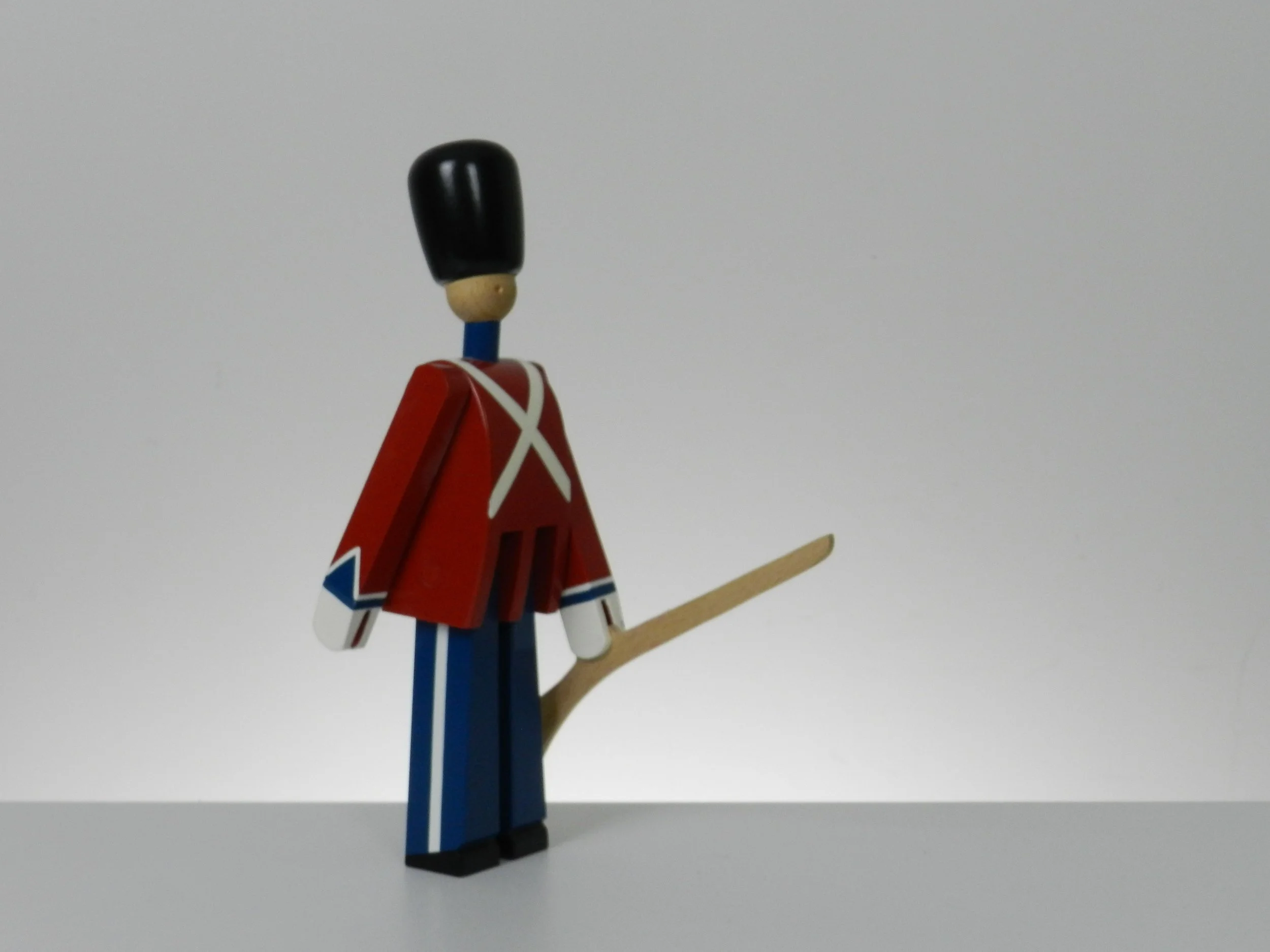 Painted wood soldier figure designed by Kay Bojenen.  Denmark.