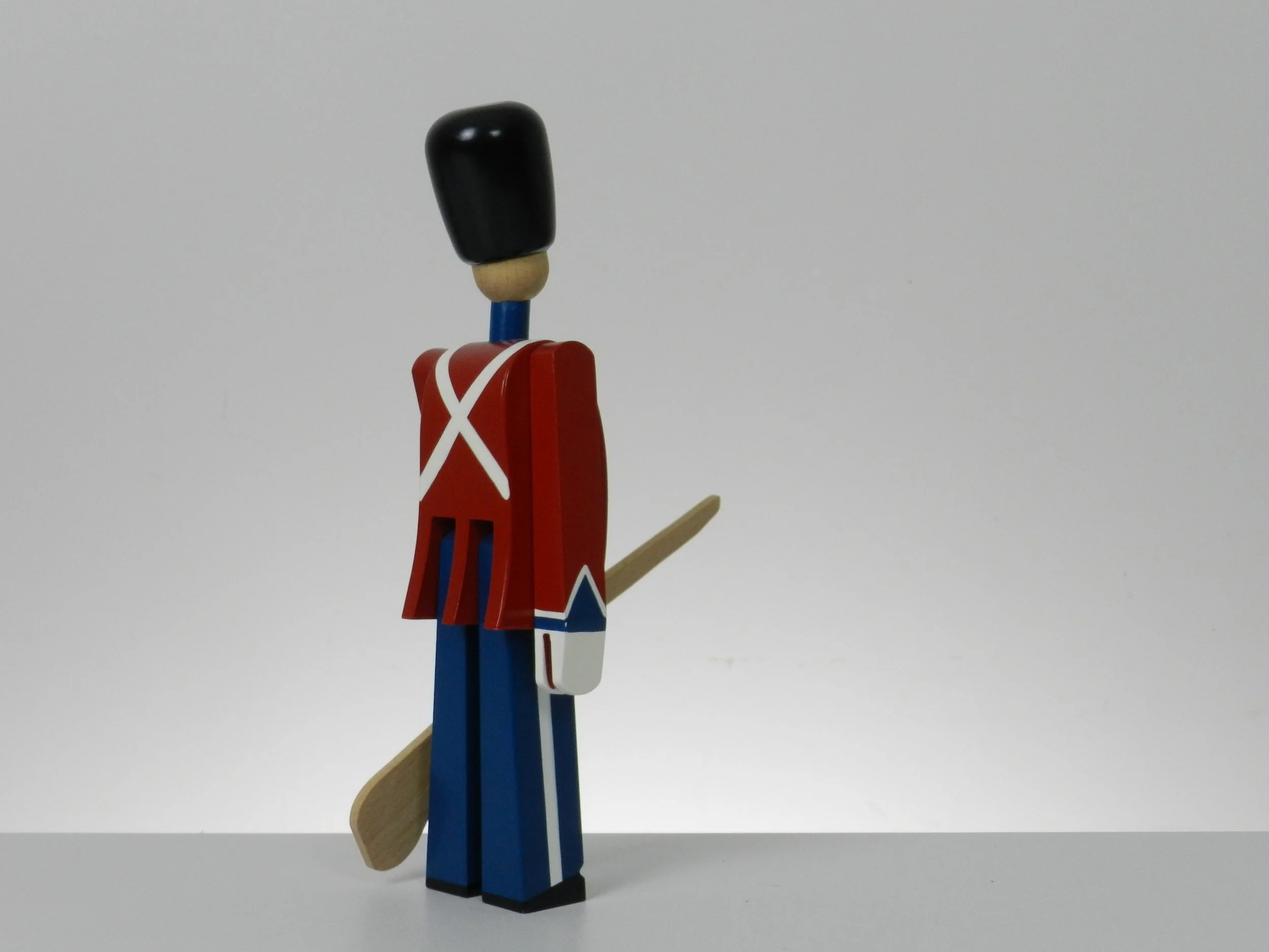 Painted wood soldier figure designed by Kay Bojenen.  Denmark.