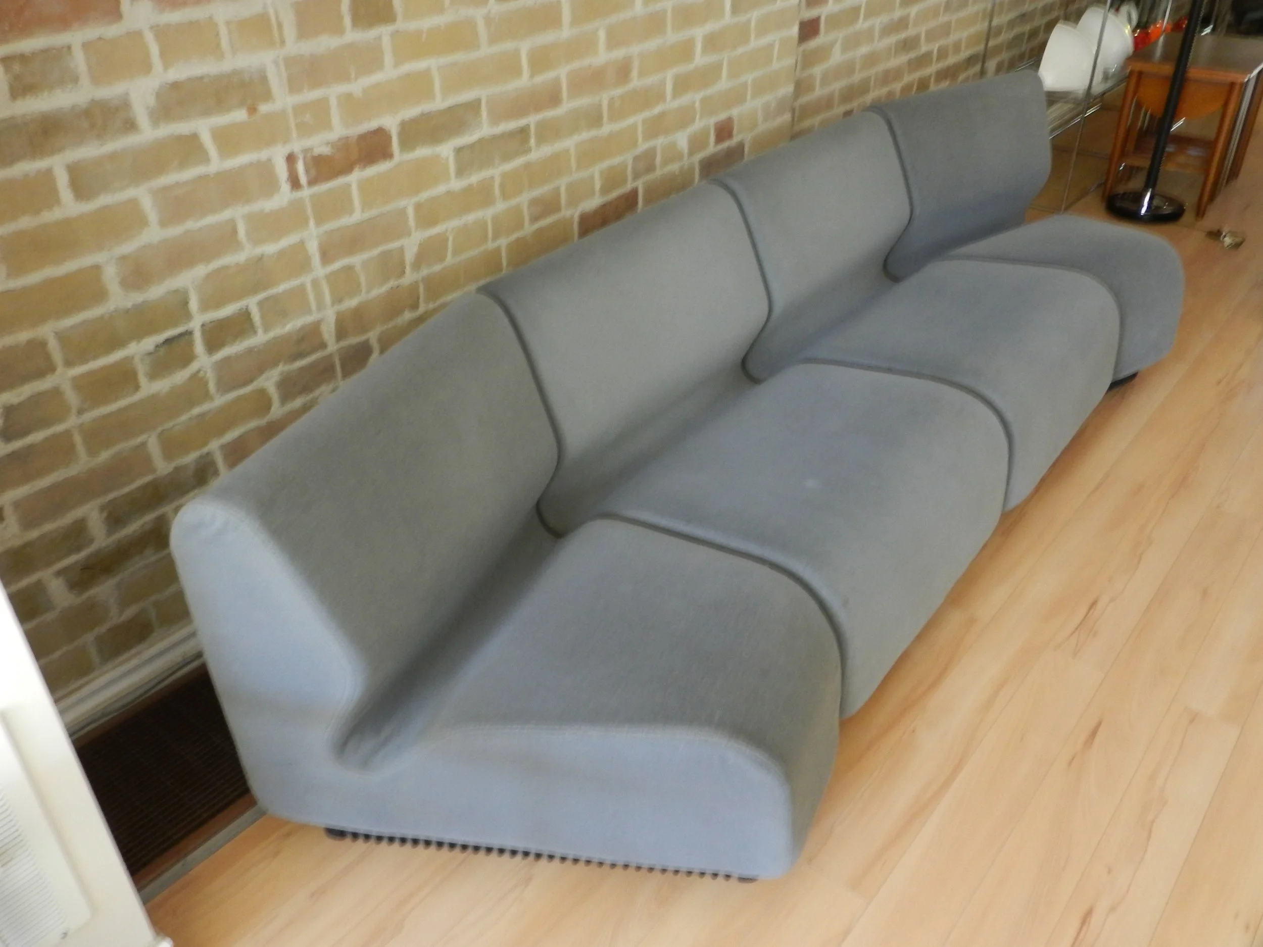 Modular four piece sofa designed by Don Chadwick for Herman Miller.