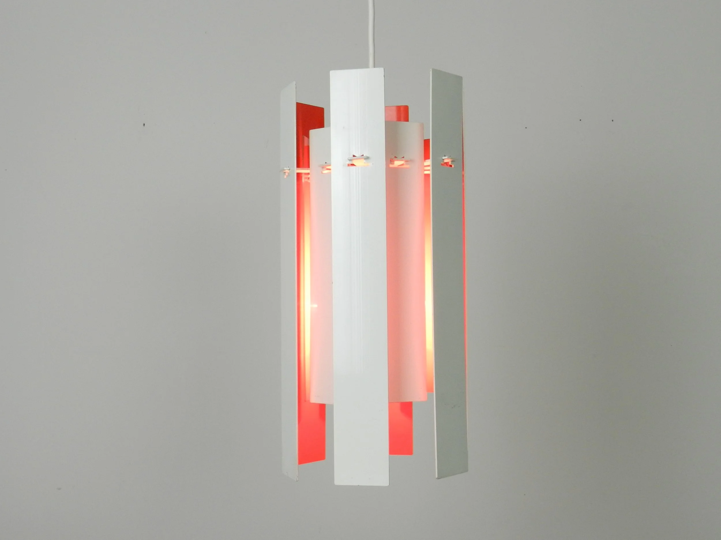 “Cocktail” pendant lamp designed by Henning Rehhof for Fog and Morup.  Denmark, 1970s.