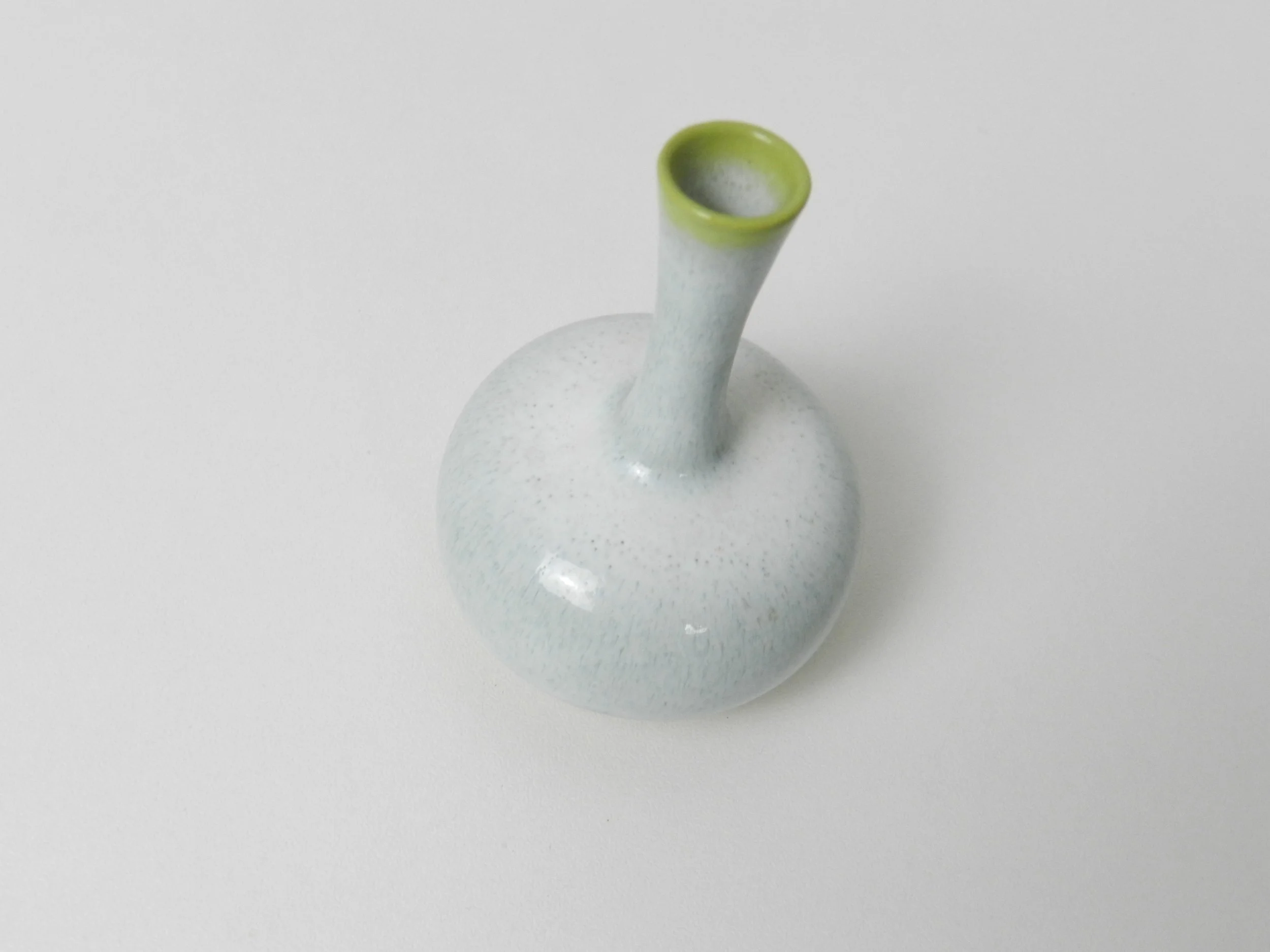 Mini ceramic vase designed by Gunnar Nylund for Rorstrand.  Sweden, 1960s.