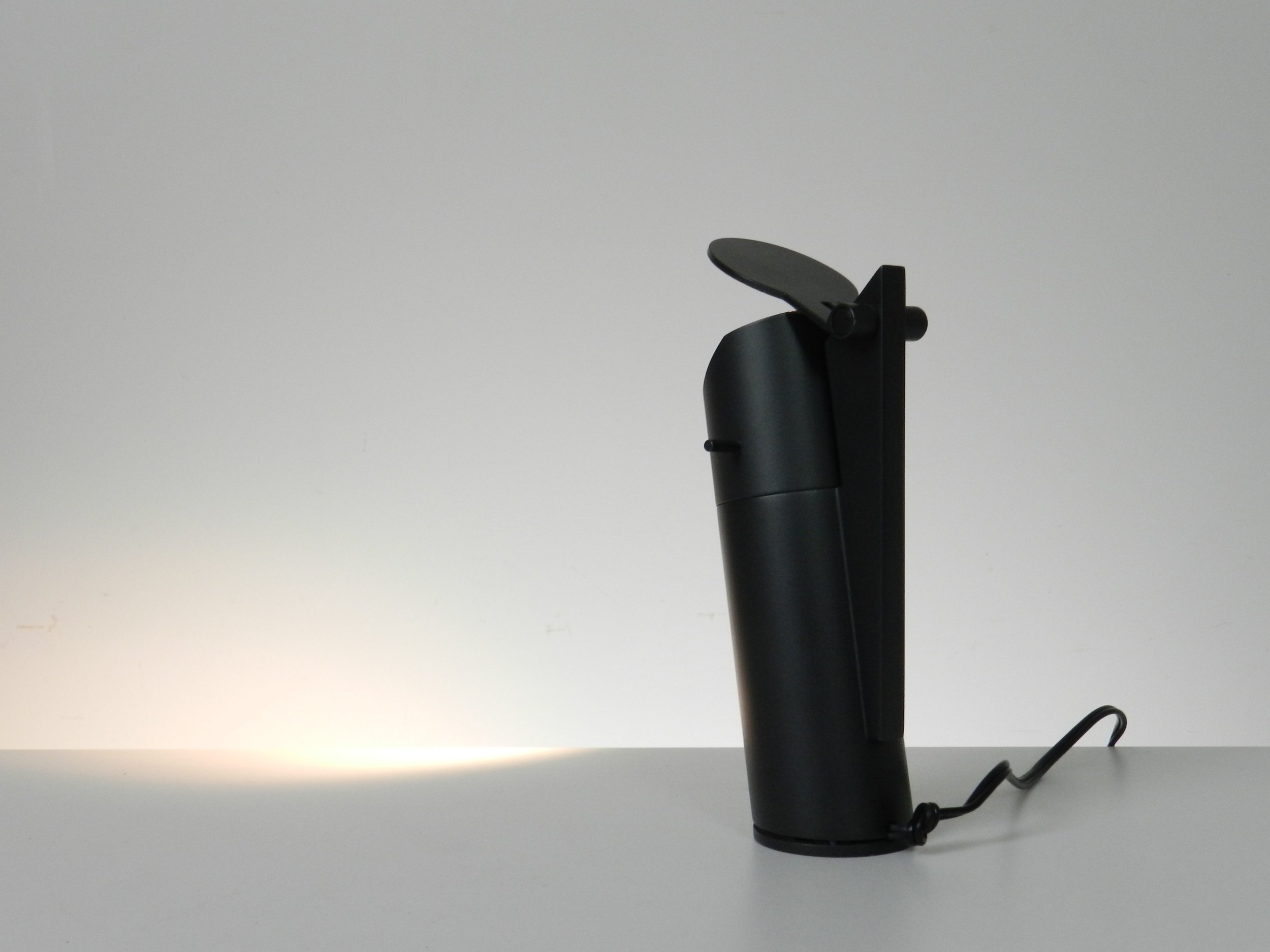 Post modern lamp designed by Pierre Guariche and H. Scheppler for Megalit.  France. 1970s.