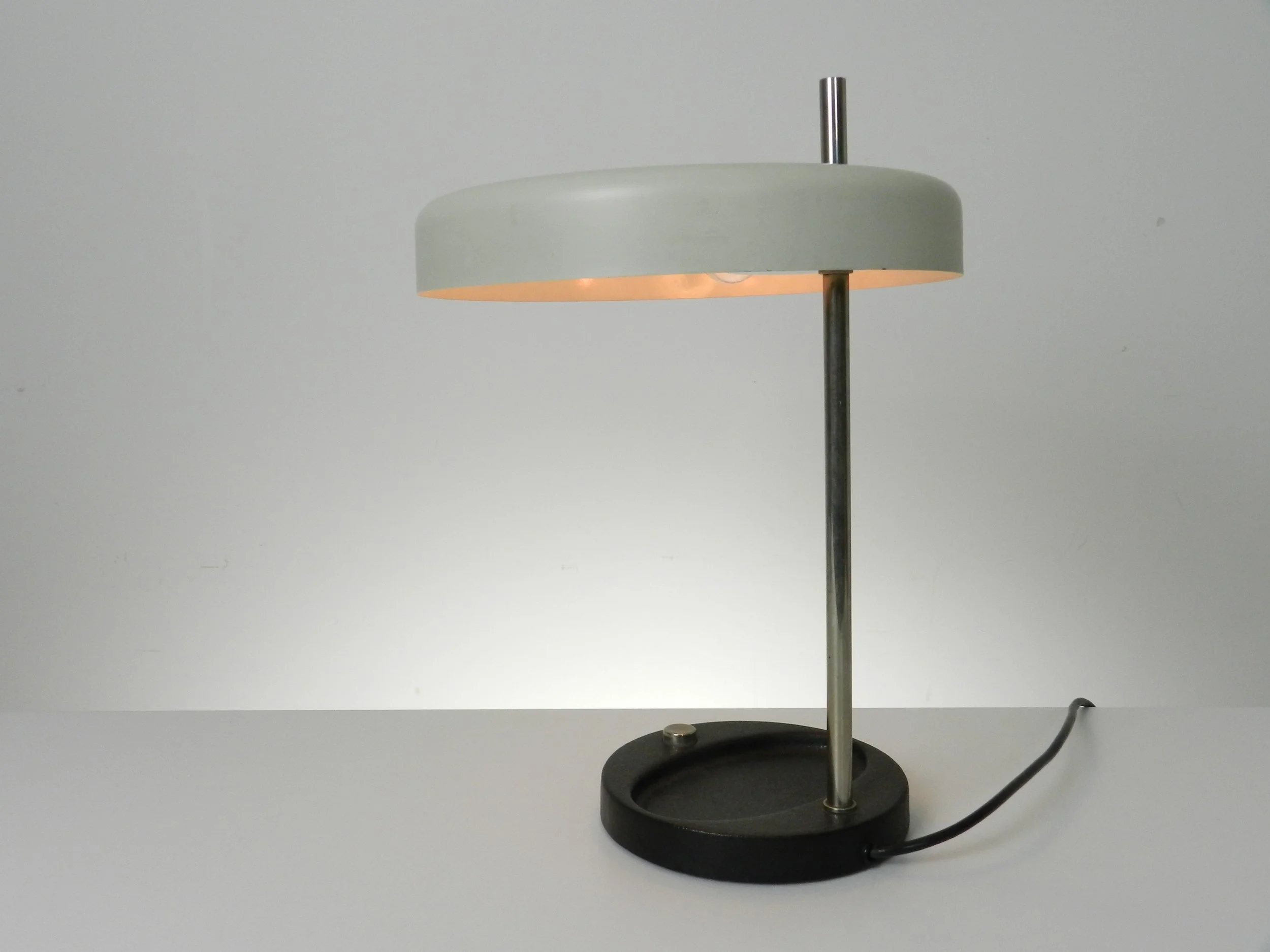 Mid century modern lamp by Hillebrand.  Germany, 1960s.