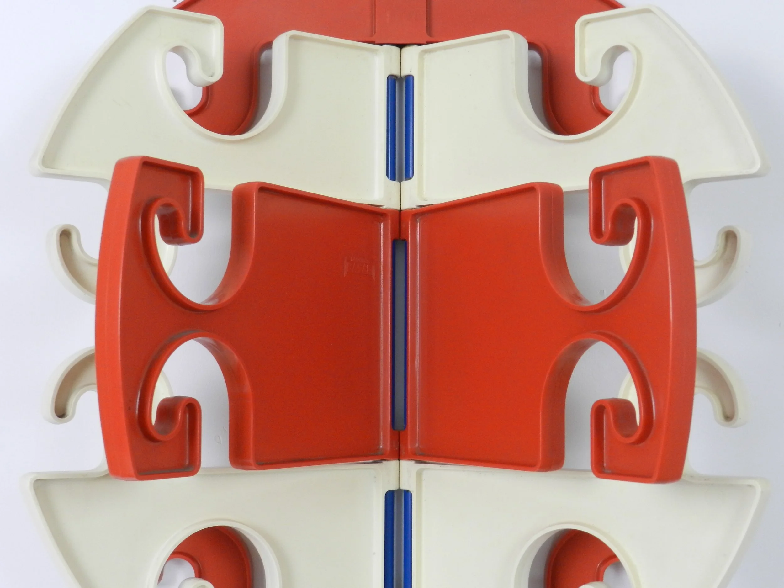 Octopus coat rack in plastic by Studio Halm.  Germany, 1970s.