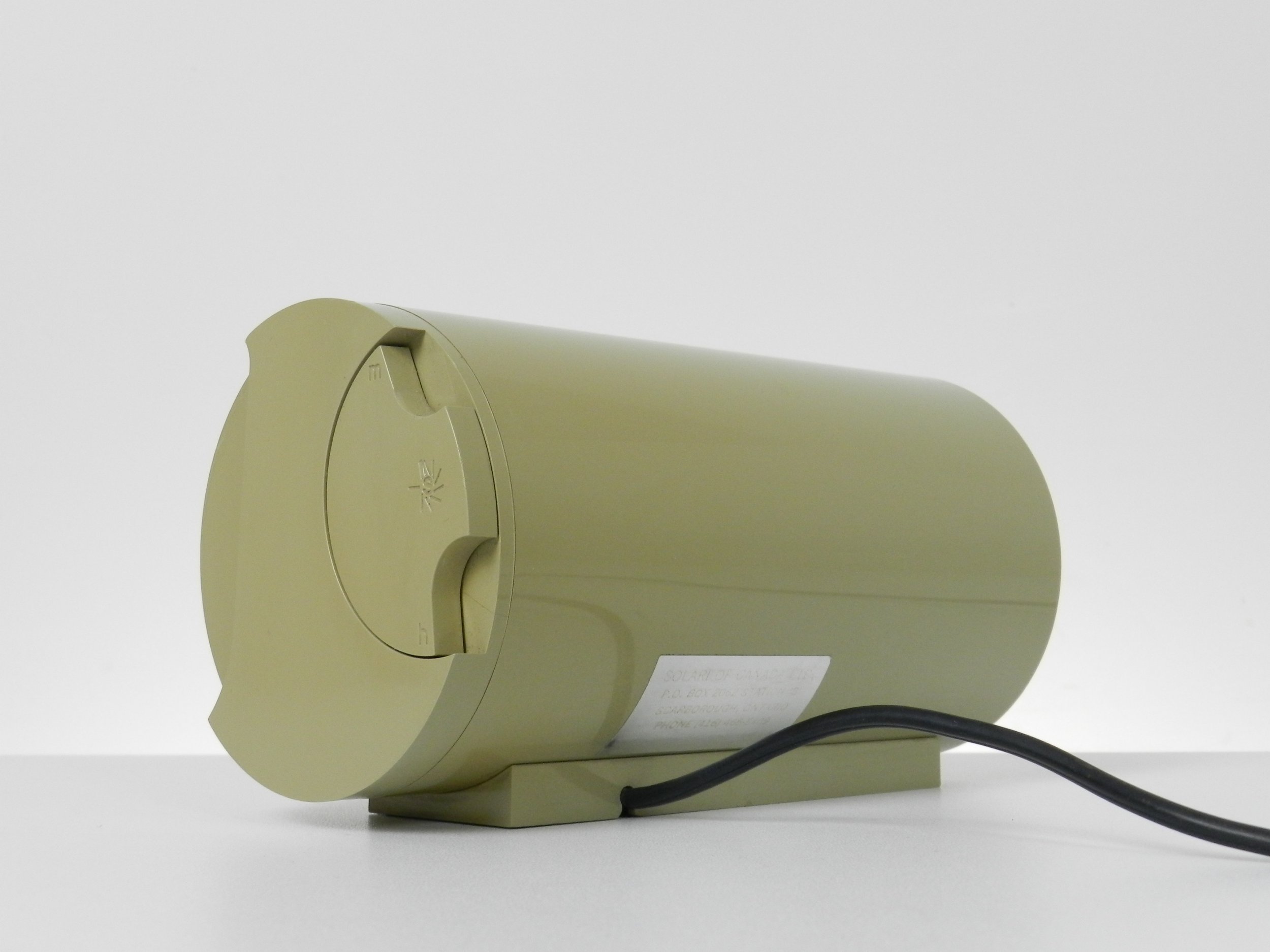 Space age “Cifra 3” flip clock by Solari.  Italy, 1960s.